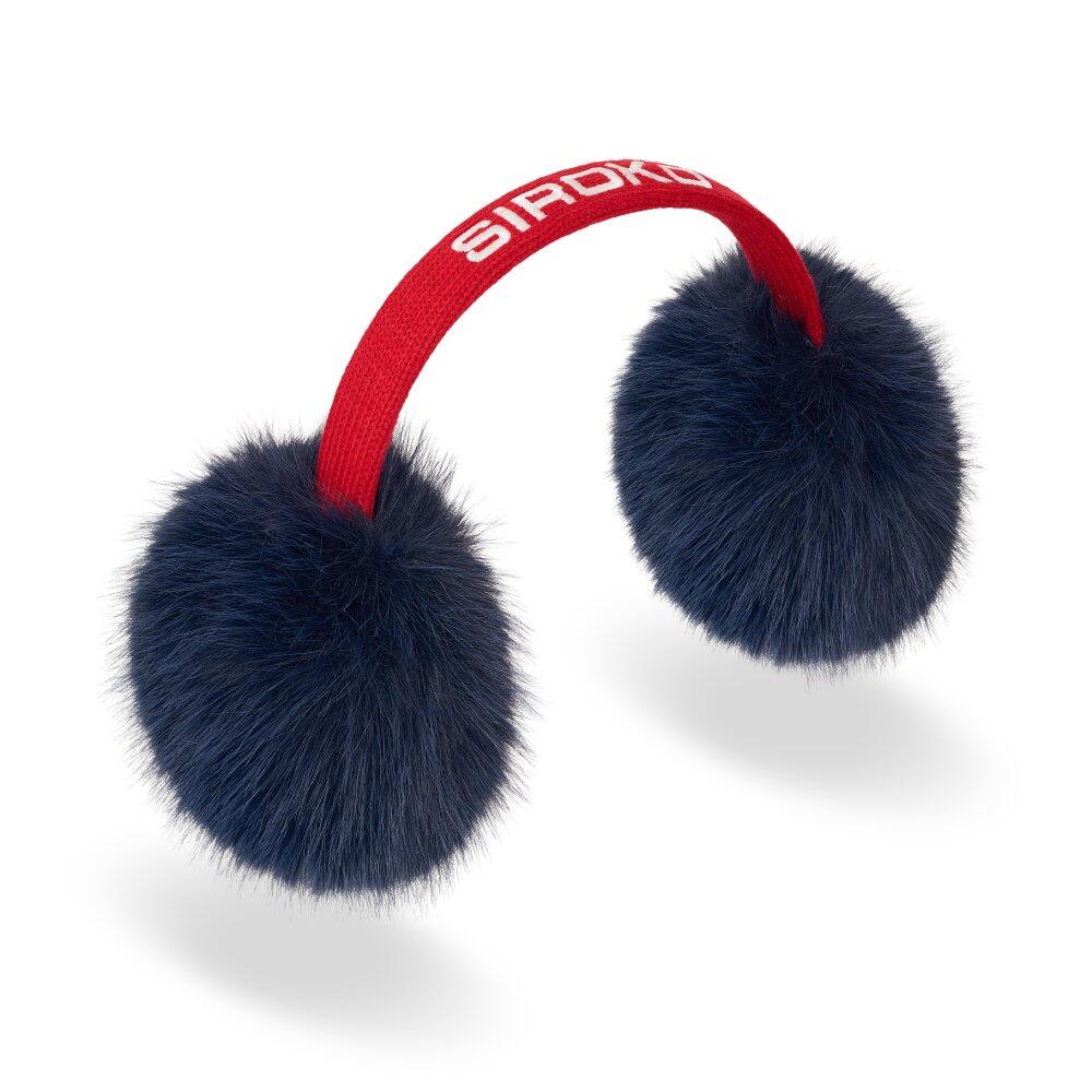 Nauszniki narciarskie retro Siroko Montchat Blue