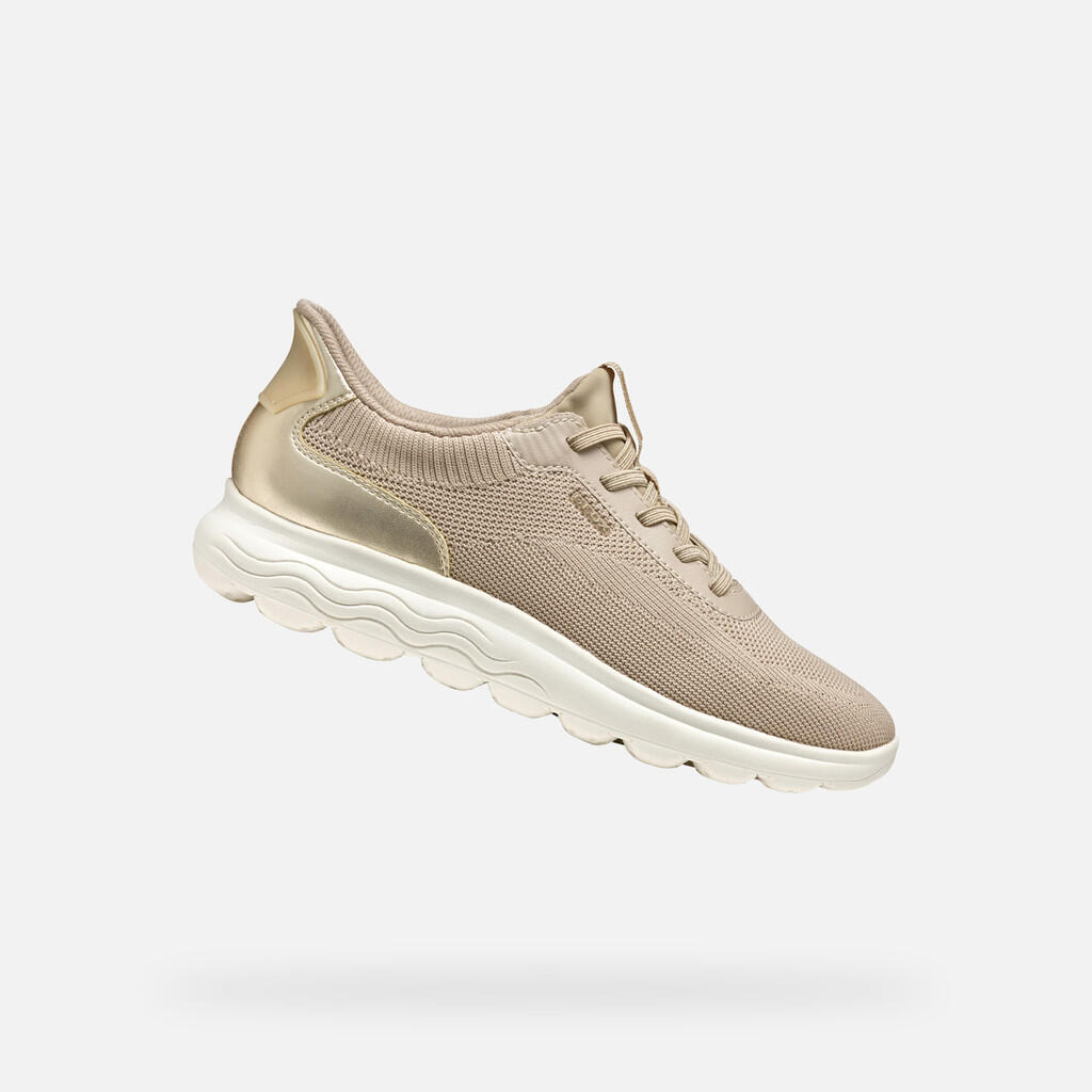 Buty GEOX D SPHERICA PLUS Jasnobrązowy