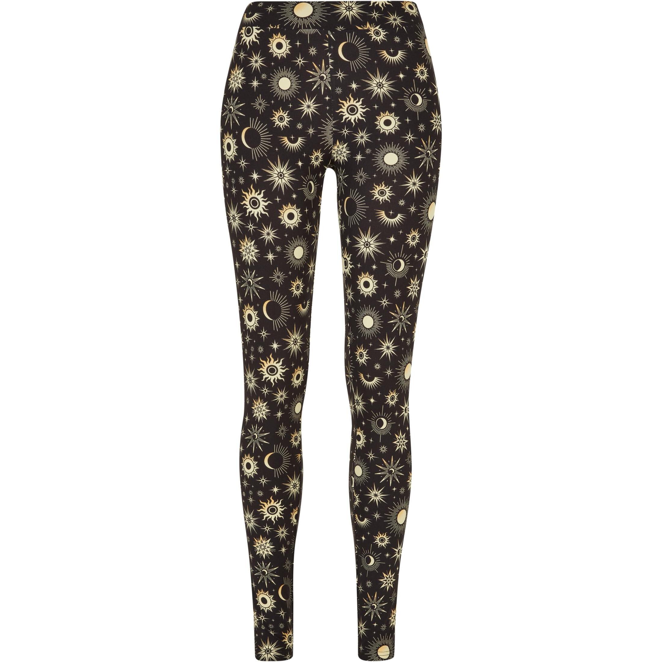 Legging duże rozmiary damskie Urban Classics Soft AOP