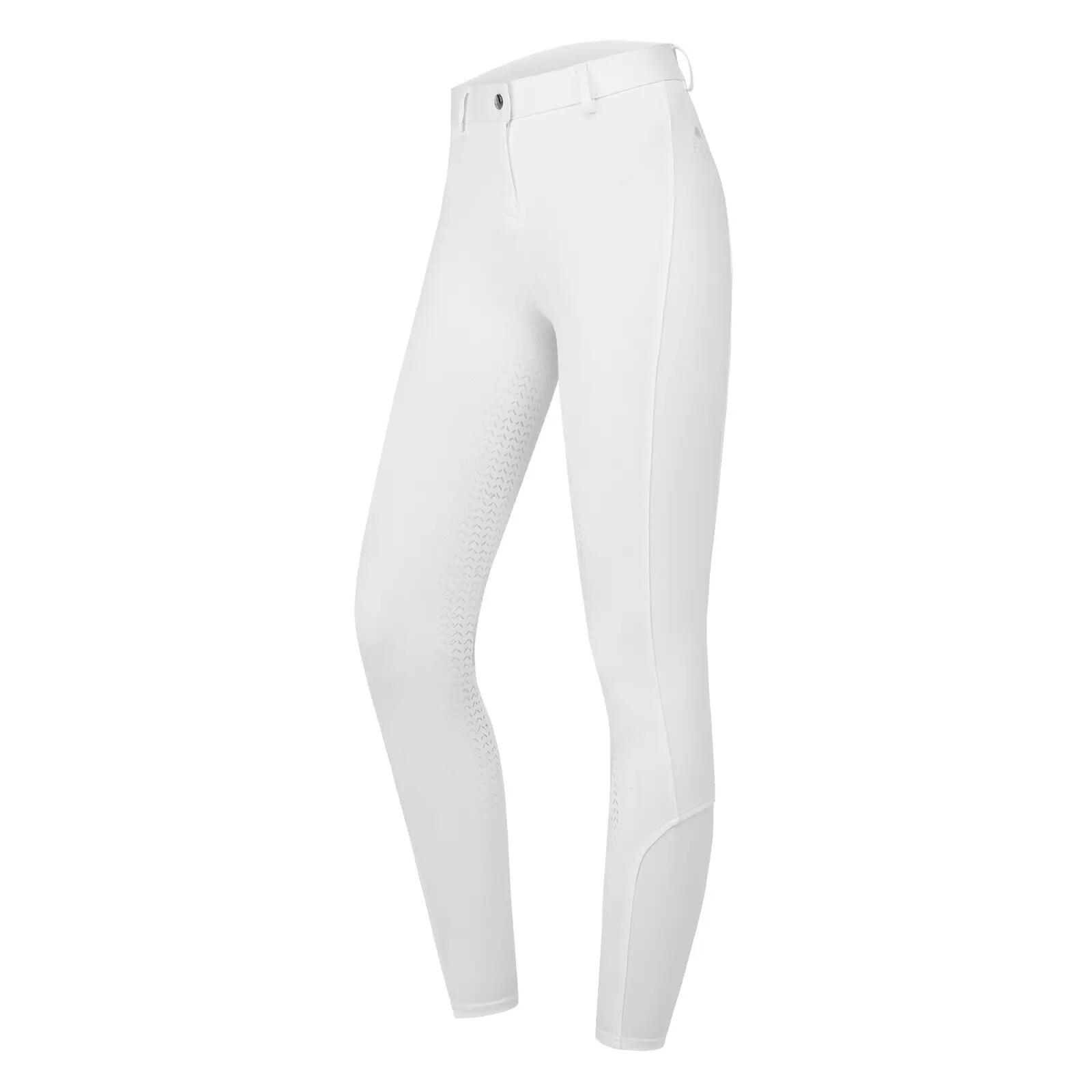 Spodnie jeździeckie full grip dla dziewczynek ELT Essential Silikon