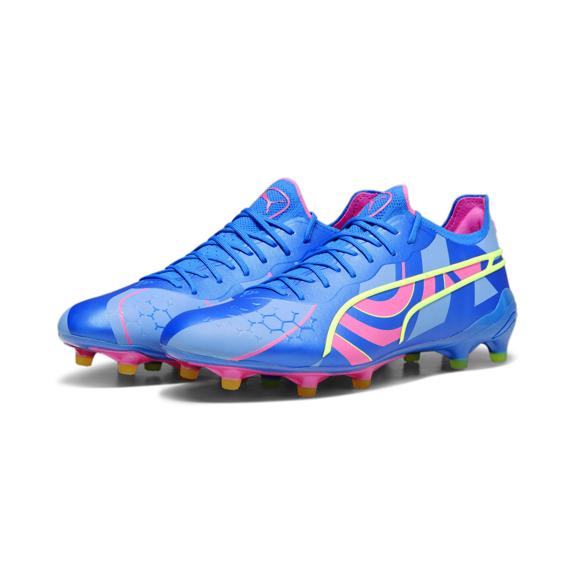 Buty piłkarskie PUMA KING ULTIMATE ENERGY FG/AG Ultra Blue Luminous Pink
