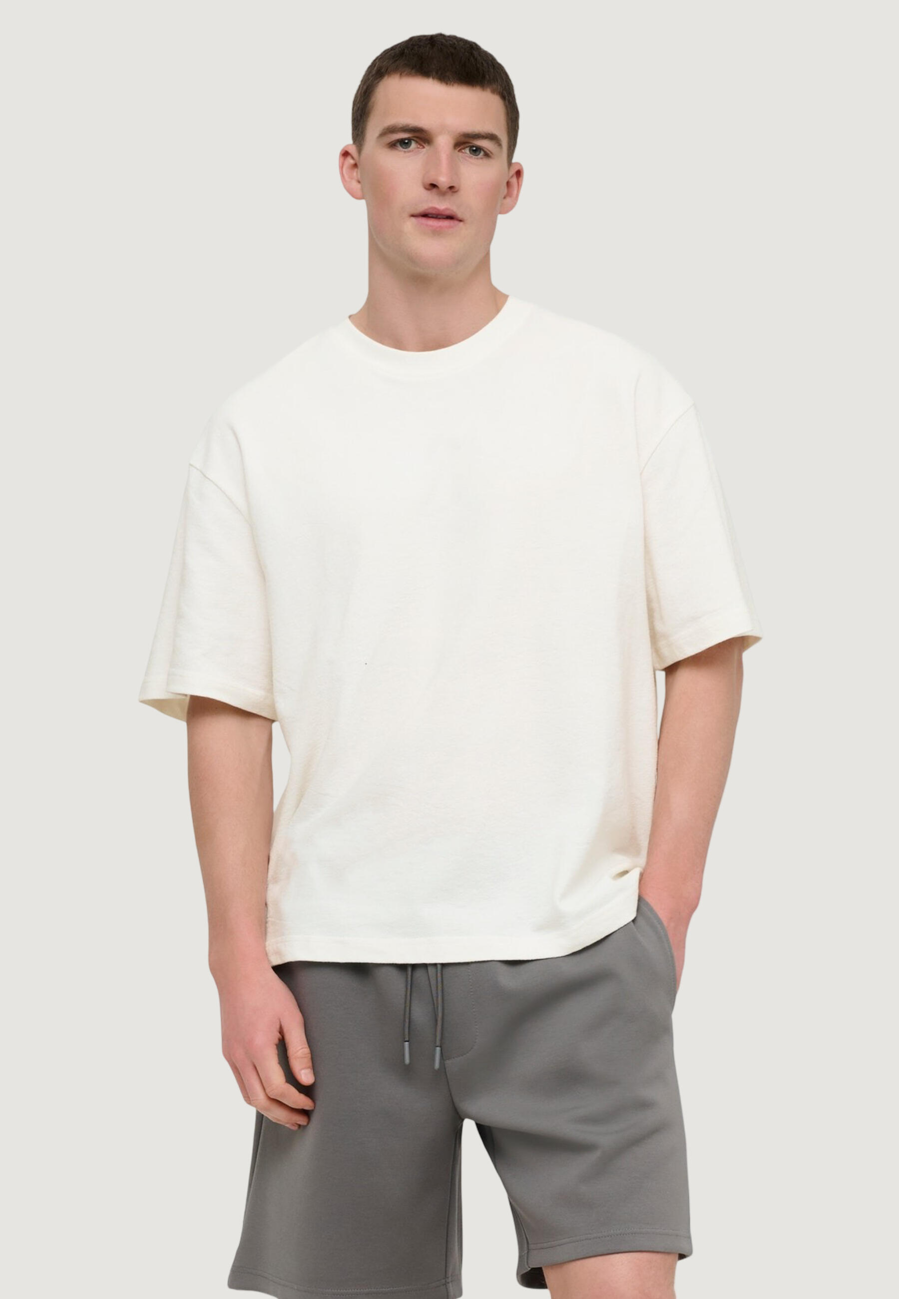 Koszulka crop top Mężczyzna ONLY & SONS Onslenny Ovz Ss Strct Tee Noos