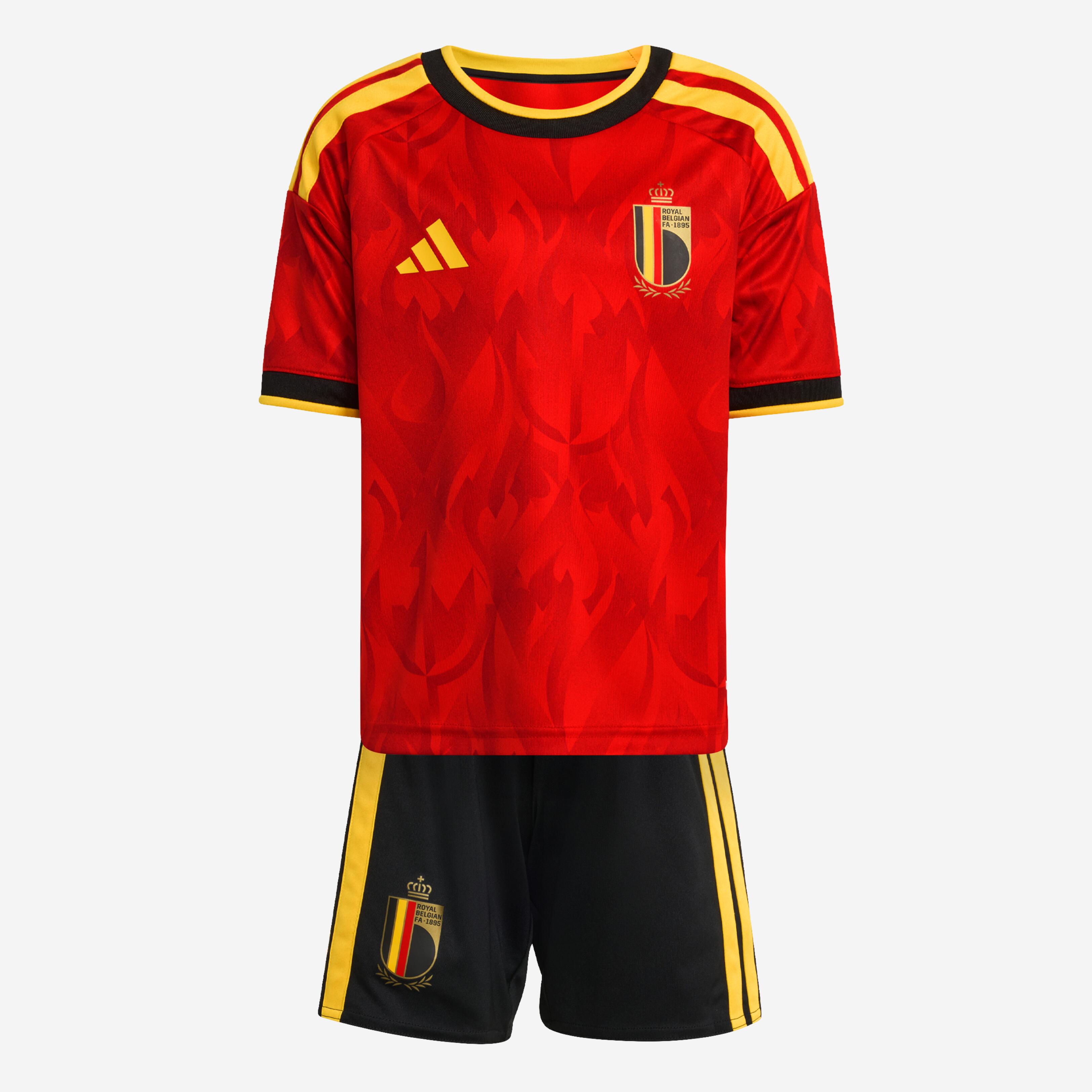 Minizestaw piłkarski dla dzieci replika ADIDAS Belgia 26 domowy