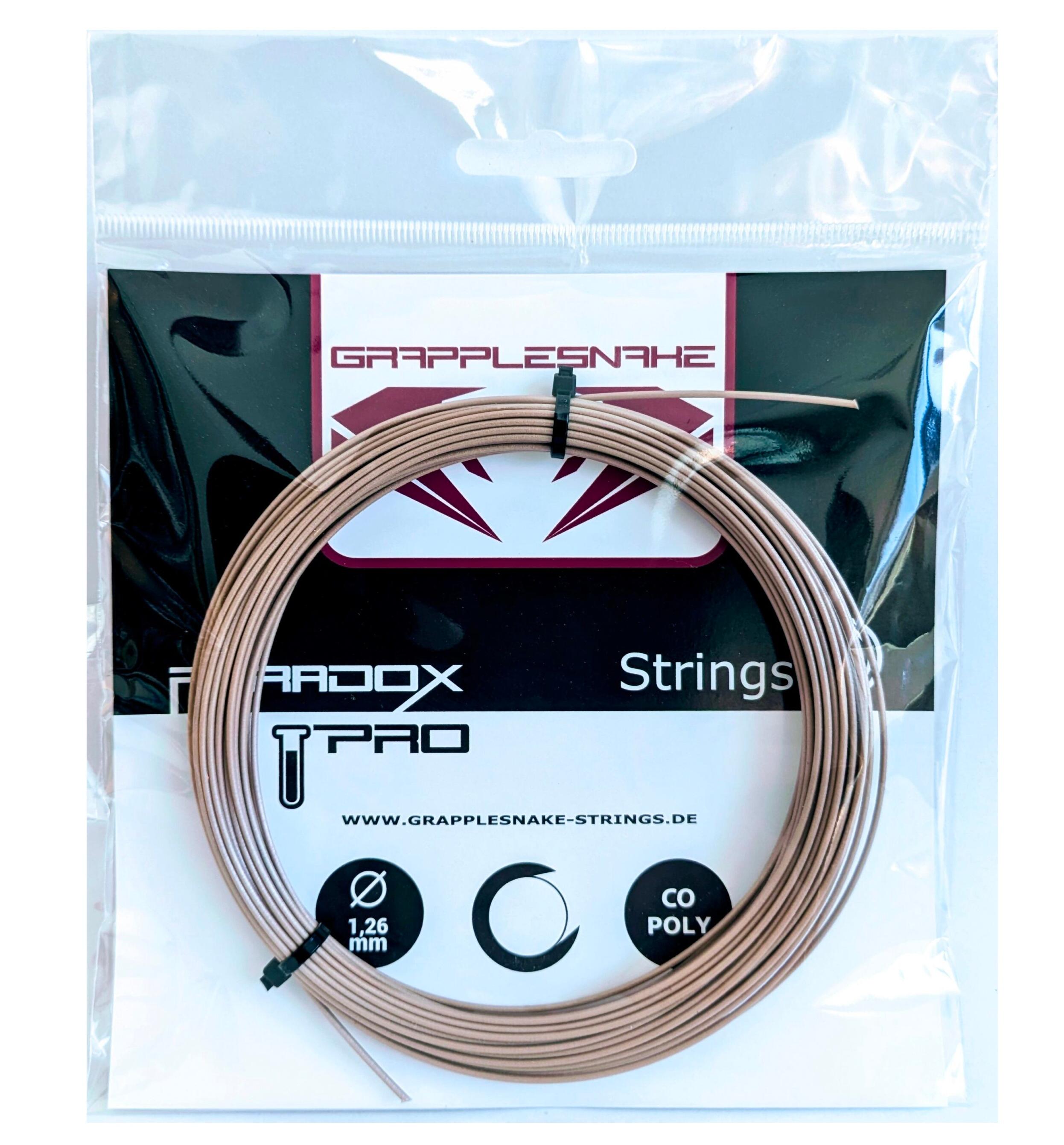 Naciąg tenisowy Grapplesnake Paradox Pro 1,26 brązowy