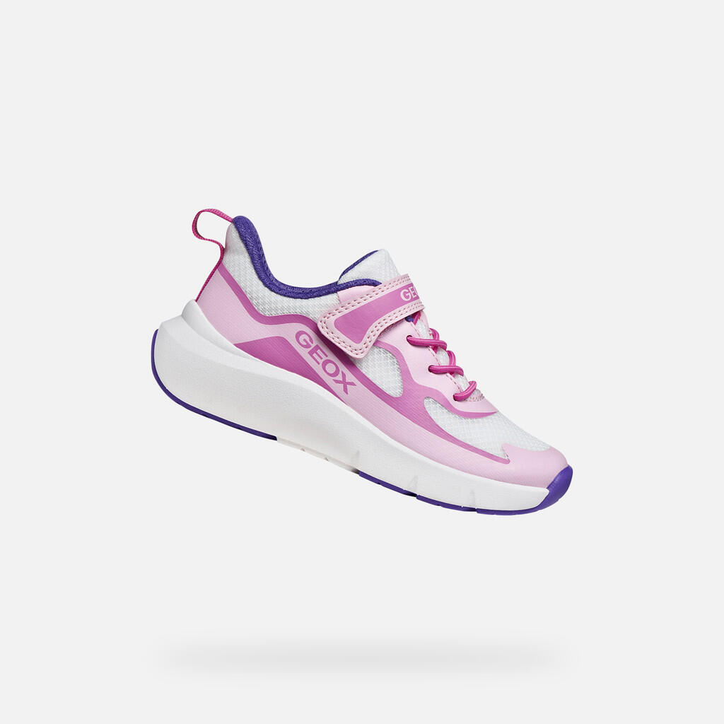Baskets Fille Baskets Geox J65PAC Rose Geox