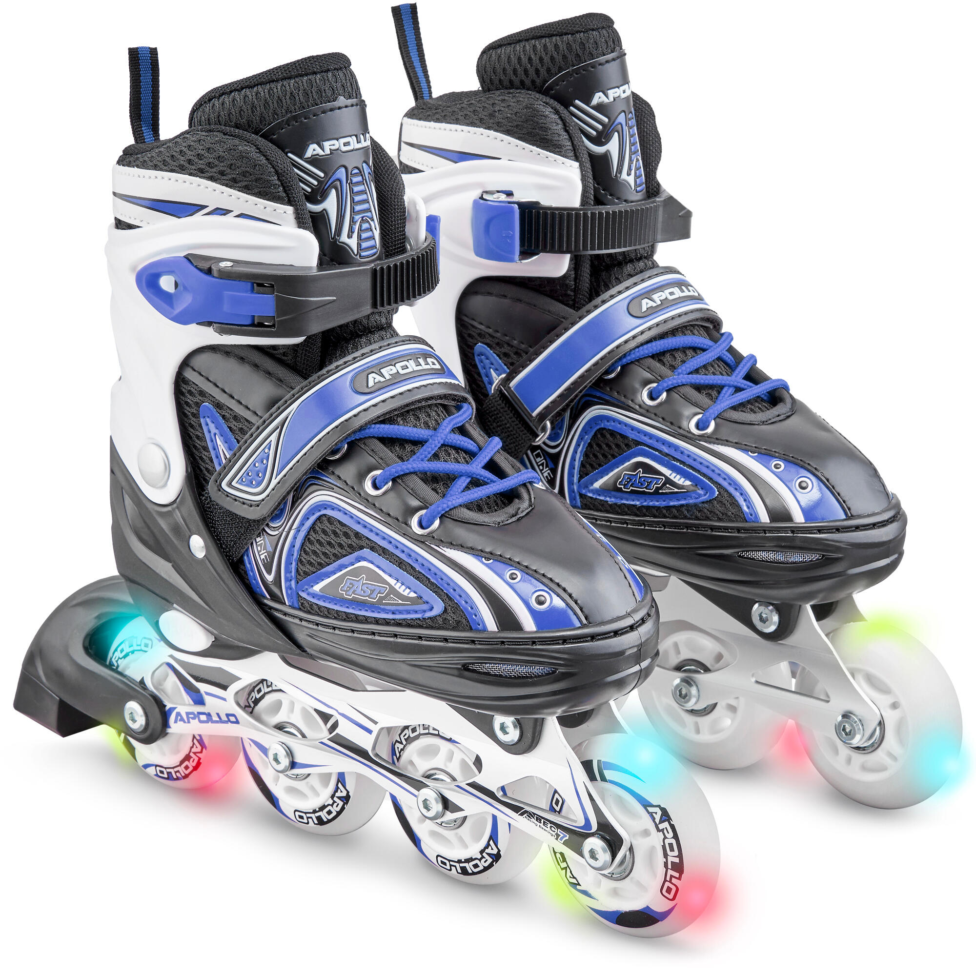 Apollo Super Blade LED ABEC7 Regulowane wrotki dziecięce