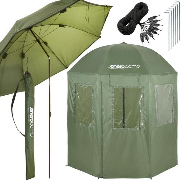 Namiot parasol wędkarski kempingowy 2W1 Enero Camp składany