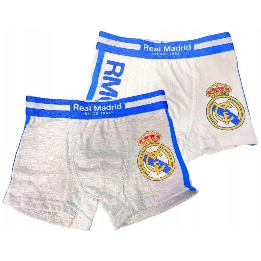 Real Madryt majtki chłopięce junior bokserki 2-pack wielokolorowe