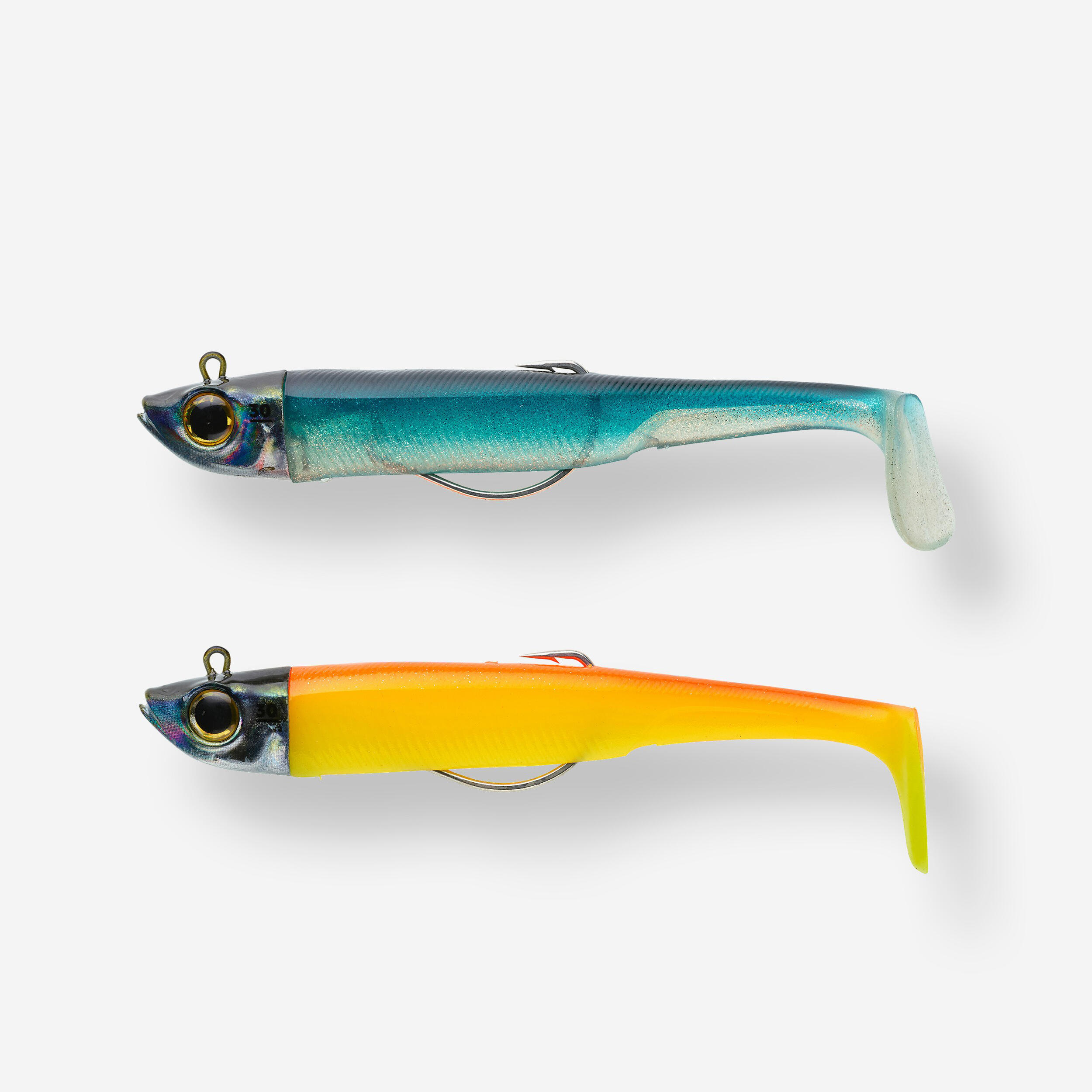 Zestaw przynęt shad texan anchois Caperlan Ancho 120 30 g ayu/niebieski
