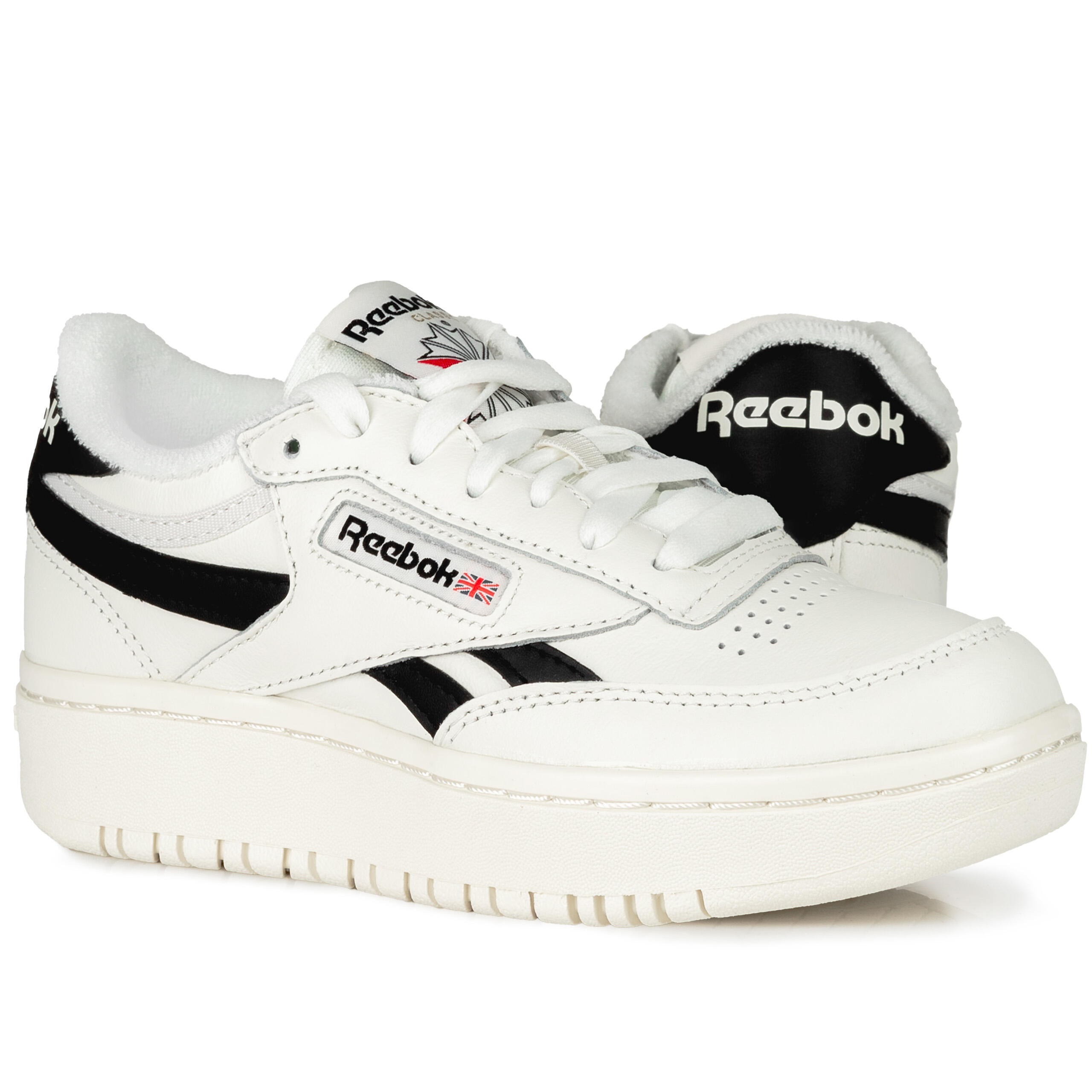 Buty damskie snekersy sportowe Reebok CLUB C DOUBLE REVENGE