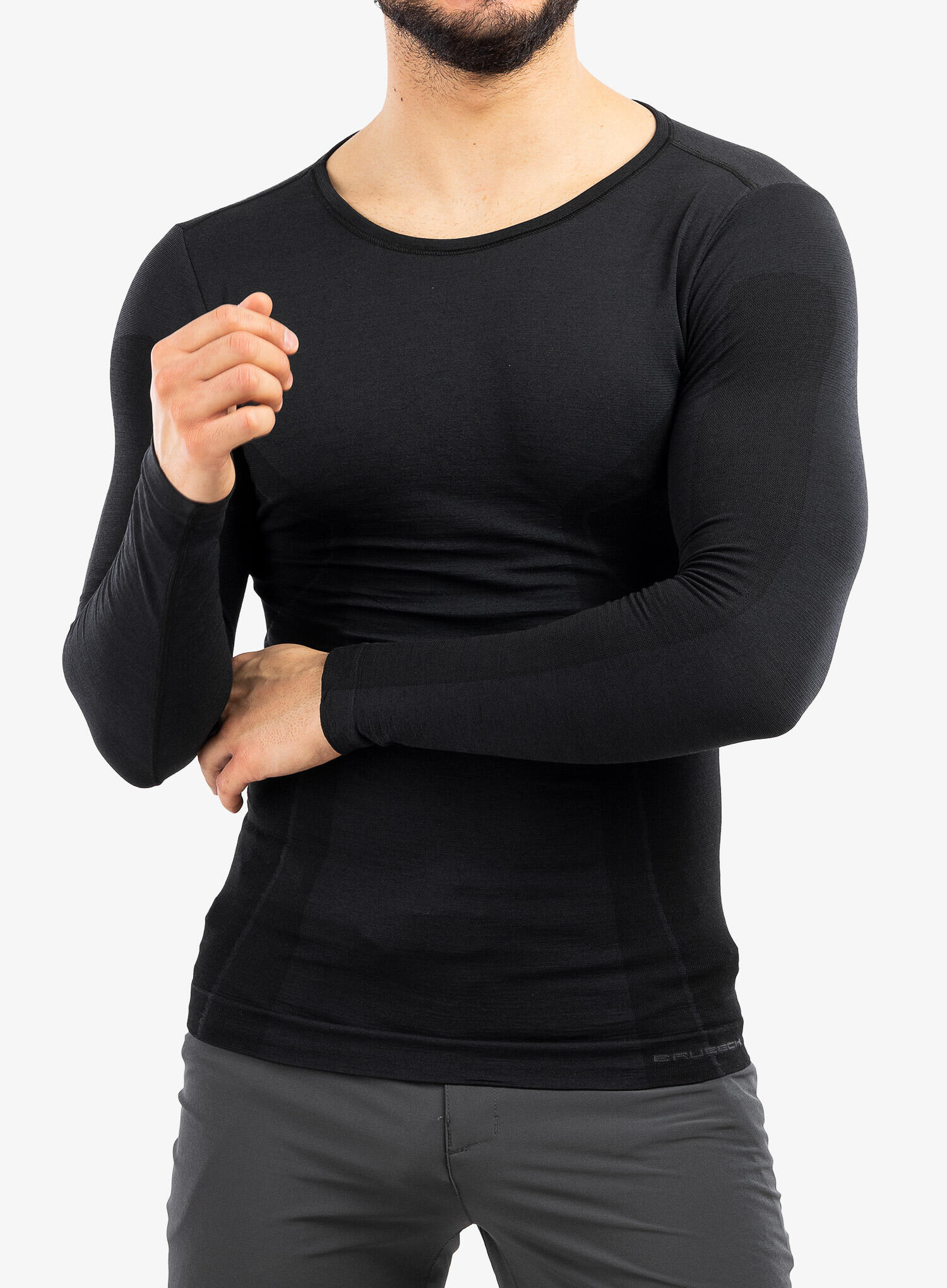 Bluza termoaktywna męska Brubeck Comfort Wool LS