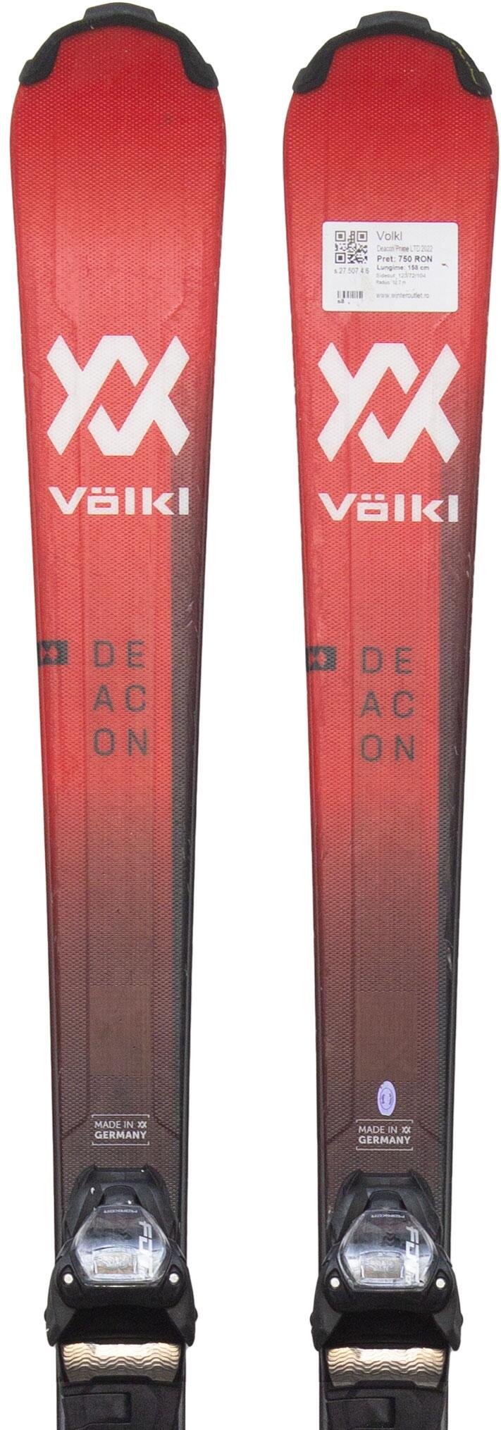 Second Life- Narty VOLKL Deacon Prime LTD 2022, 137 cm- Stan bardzo dobry