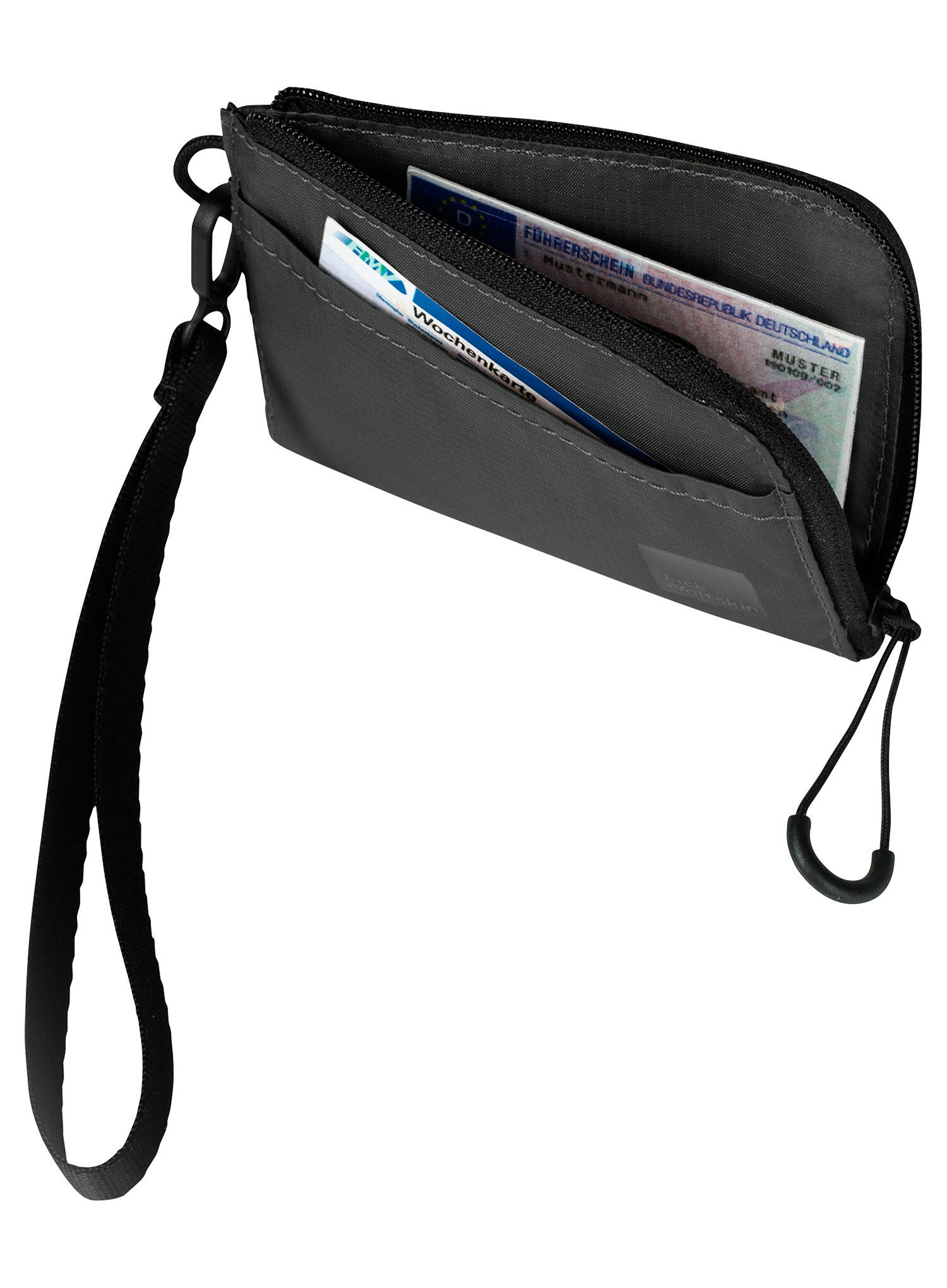 Portfel Jack Wolfskin Wandermood Wallet - granite black