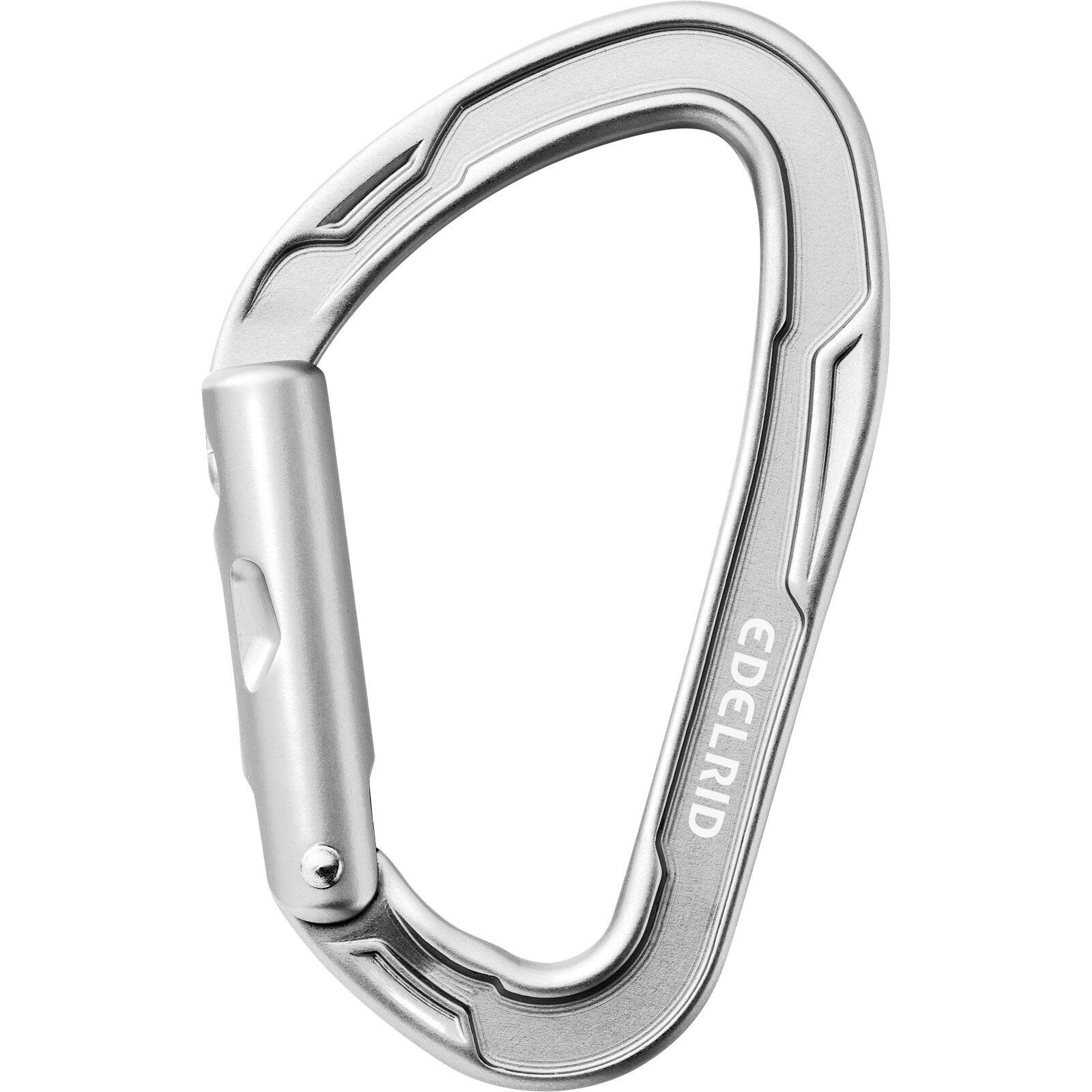 Karabiner EDELRID D-Form z prostym zamkiem