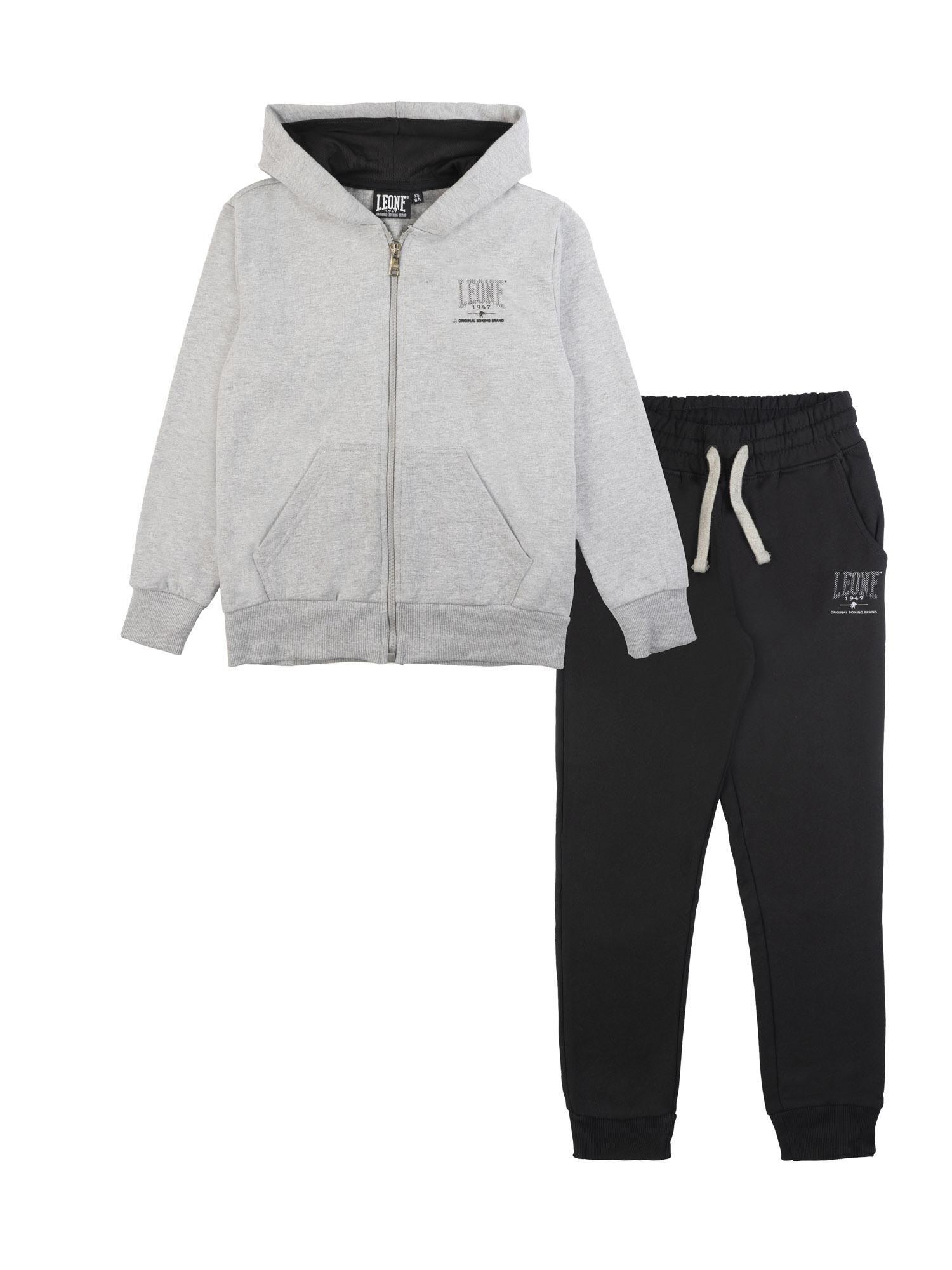 Leone 1947 Neon Kinder Winter Trainingsanzug mit Kapuze und Reißverschluss
