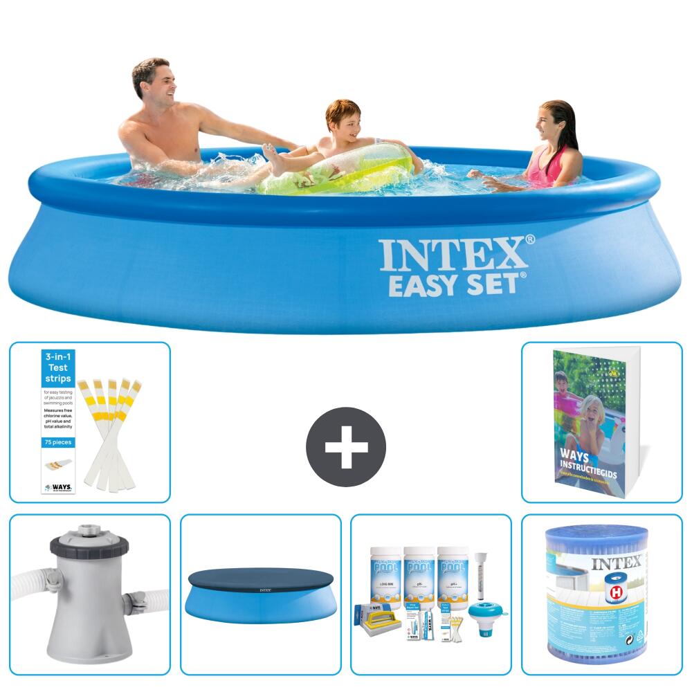 INTEX Basen Easy Set Okrągły - 305x61 cm - 7-częściowy S208