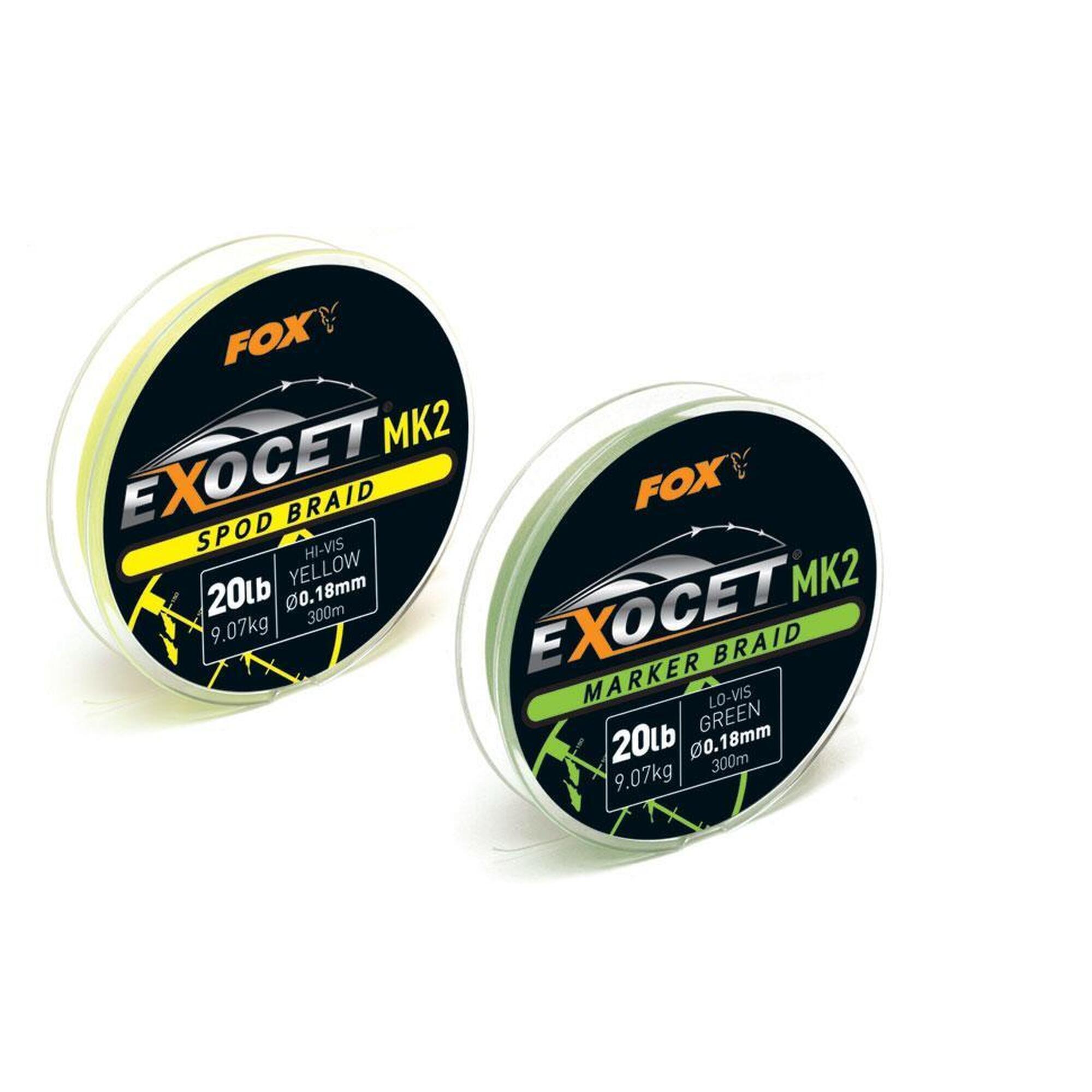 Plecionka Fox Exocet MK2 Spod & Marker Braid 0.18mm/20lb x300m