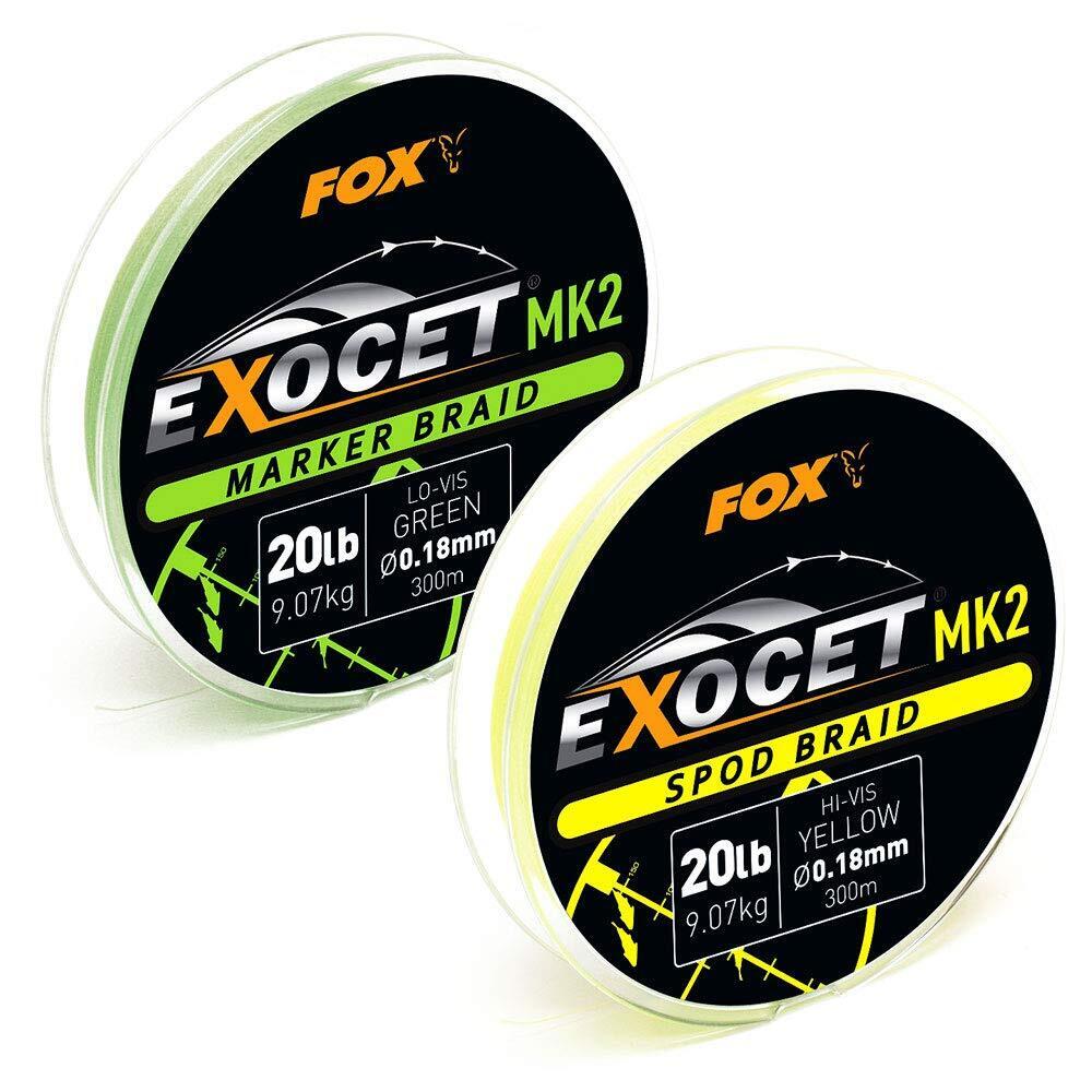 Plecionka Fox Exocet MK2 Spod & Marker Braid 0.18mm/20lb x300m