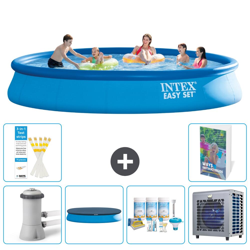 INTEX Basen Easy Set Okrągły - 457x84 cm - 7-częściowy S264