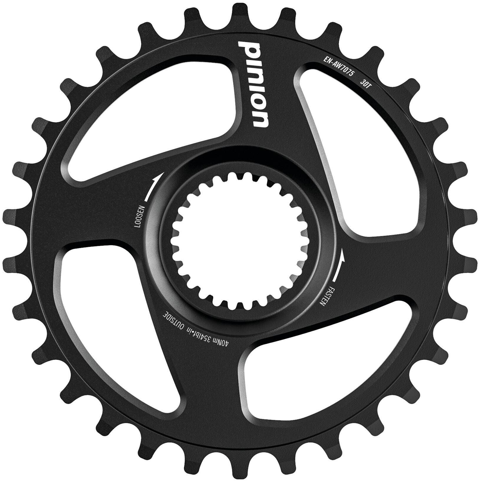 Pinion zębatka 30 zębów aluminium czarna