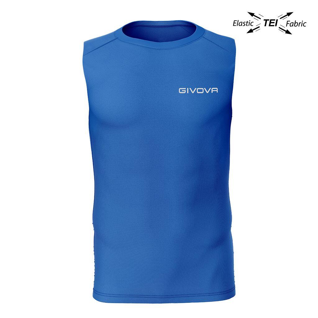 Koszulka piłkarska termoaktywna dla dorosłych Givova Corpus 1 niebieska