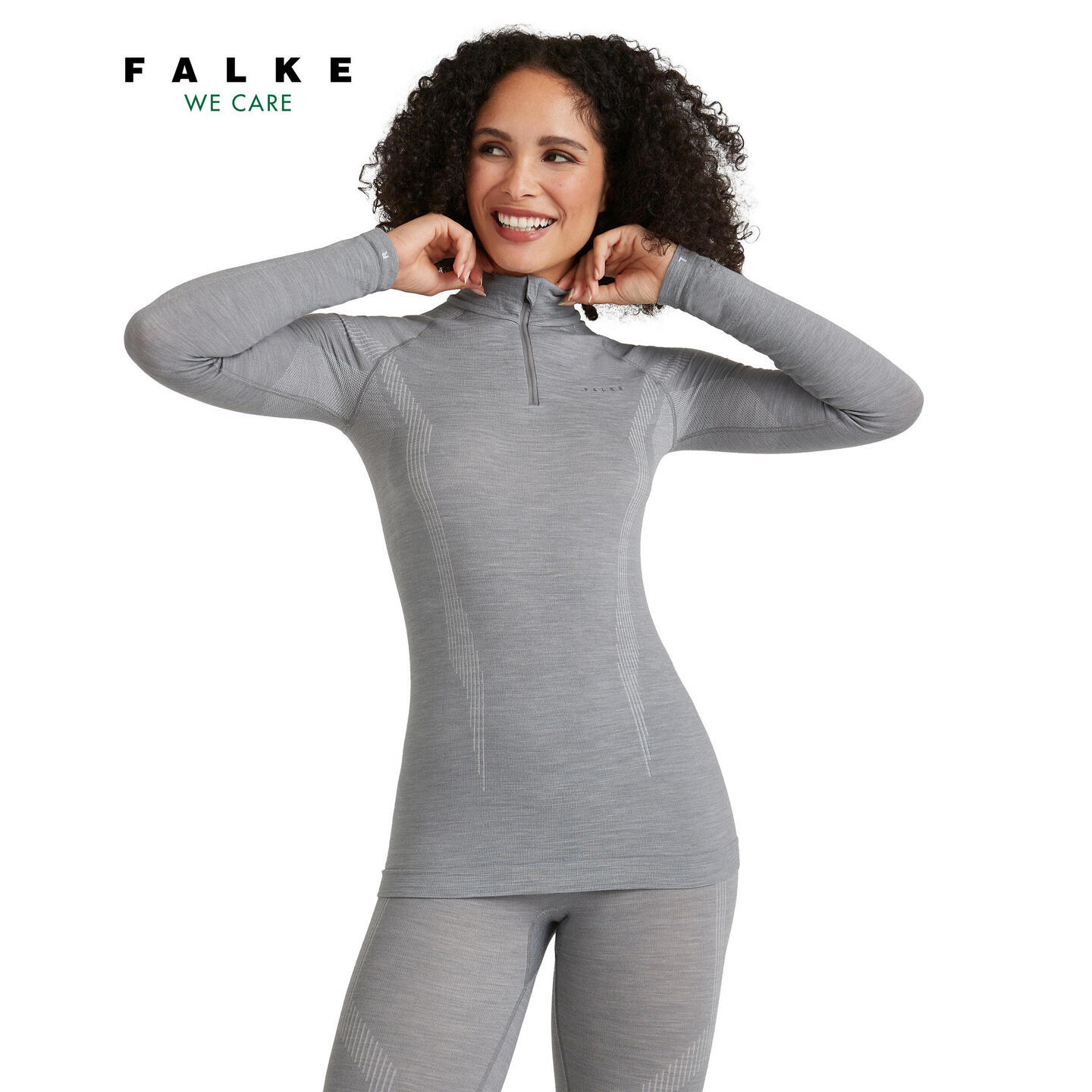 Damska koszulka z długim rękawem Falke Wool-Tech