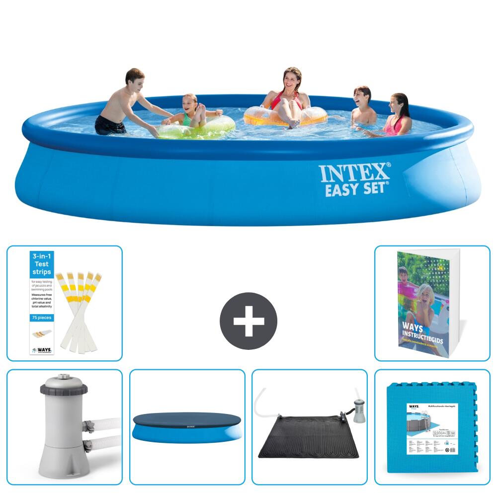 INTEX Basen Easy Set Okrągły - 457x84 cm - 7-częściowy S273