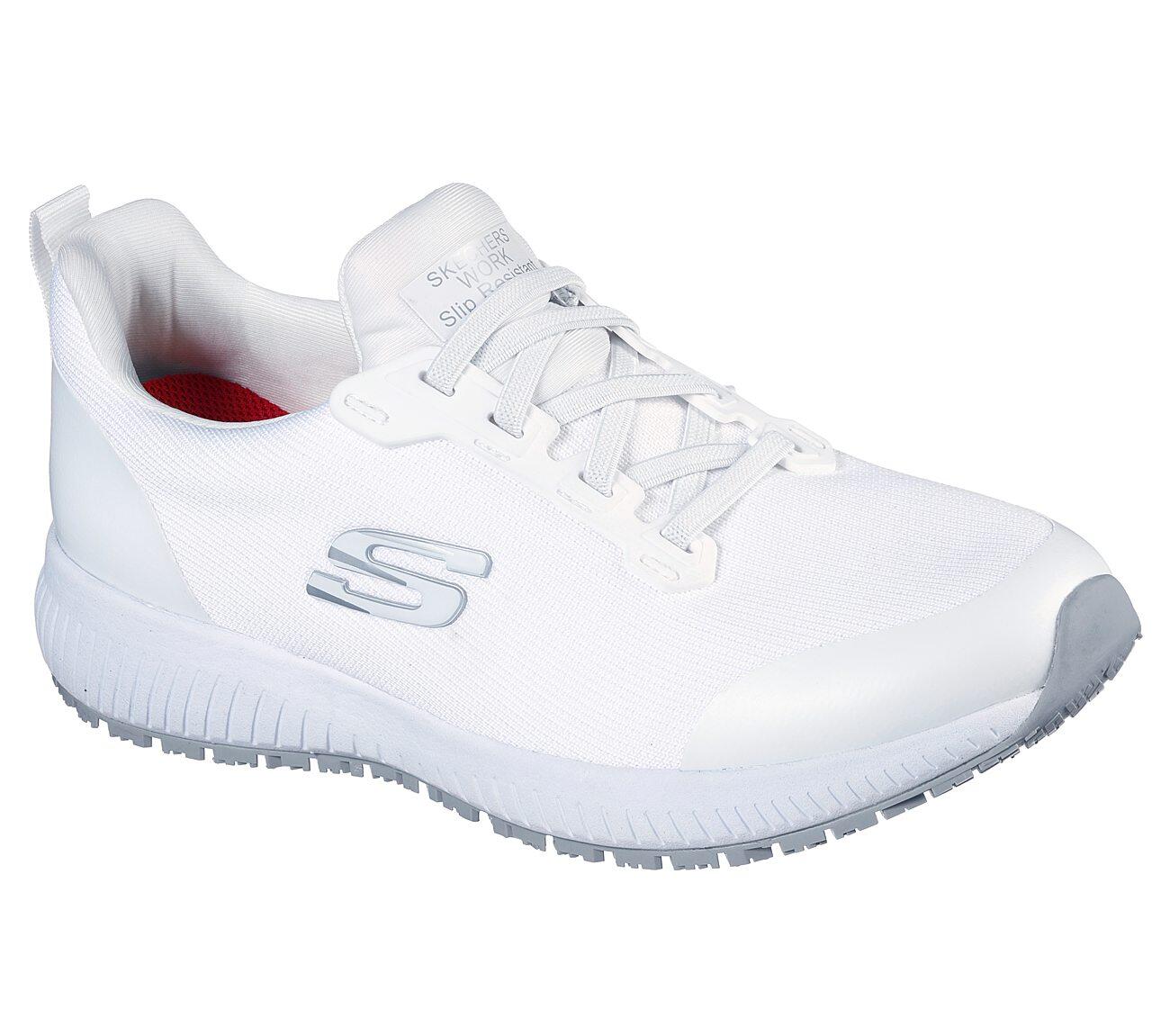 Obuwie Sportowe Damskie Skechers Work: Squad SR Biały