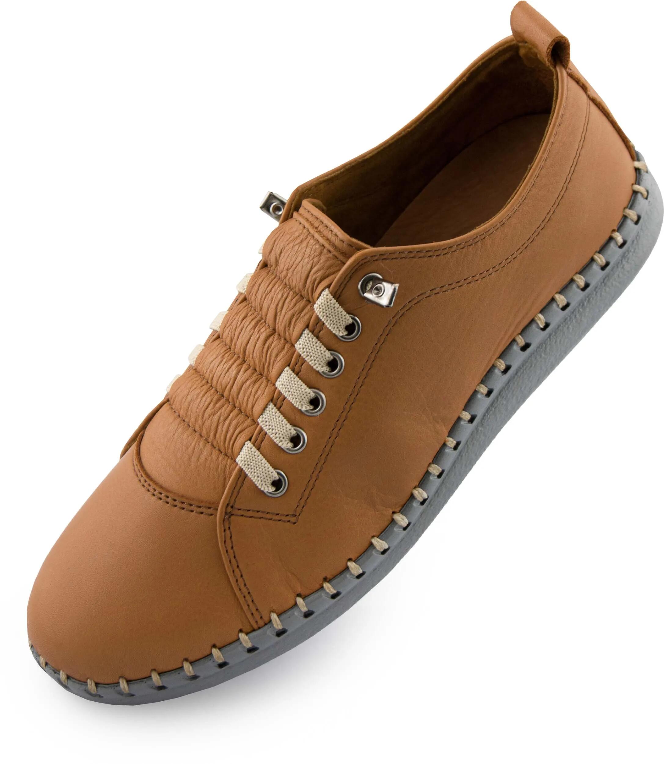 Buty Skórzane Damskie Nell M6019 Lion Brązowe