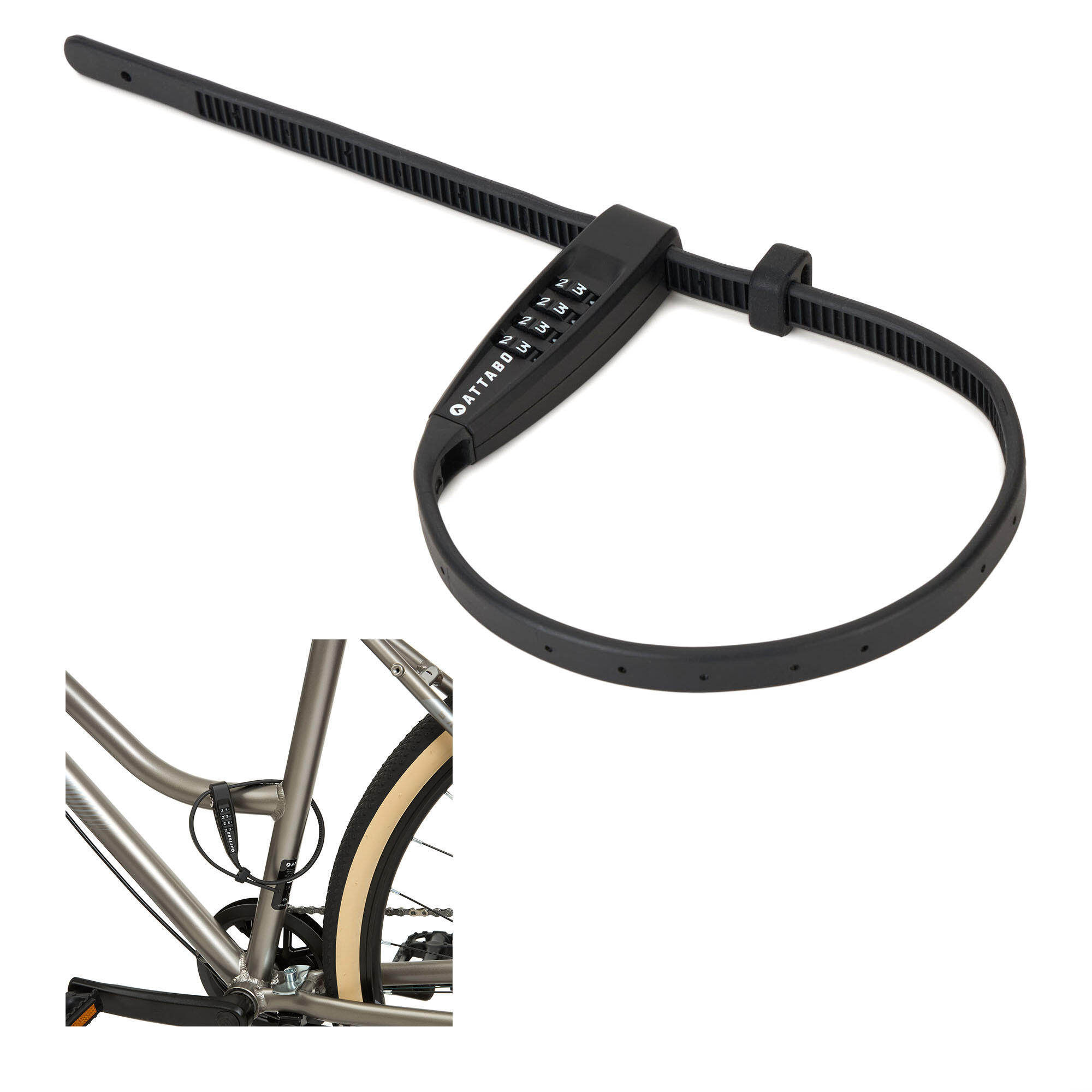 Zapięcie rowerowe ATTABO Z.45 na szyfr