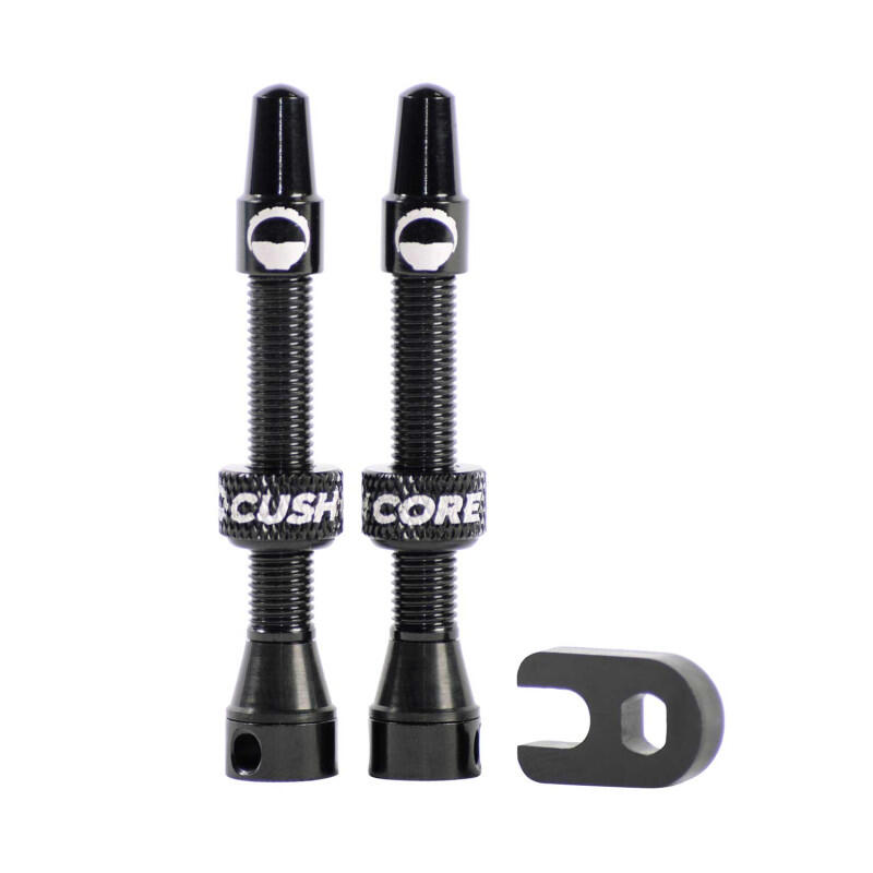 Wentyl bezdętkowy Cushcore - 44 mm (para) - czarny