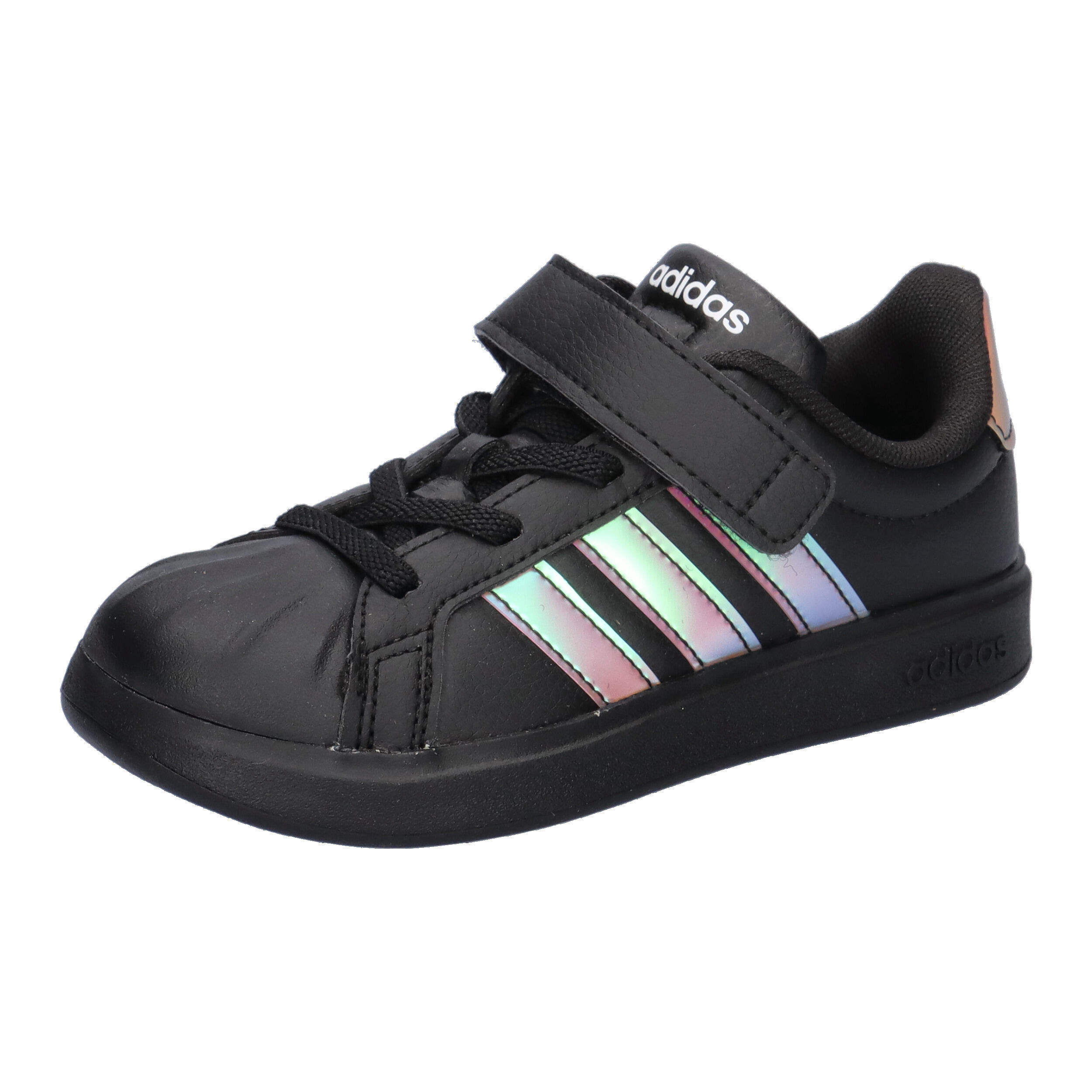 Buty dziecięce adidas Streettalk EL C - czarne, z zapięciem na rzep