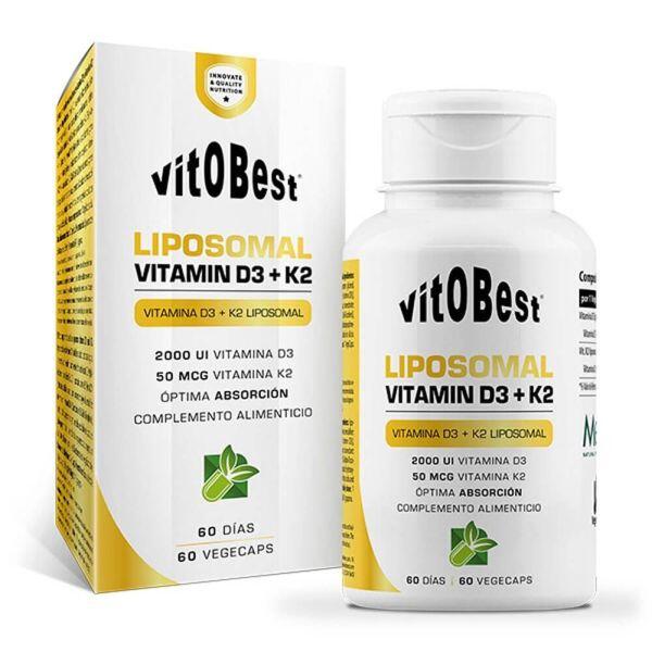 Liposomalna witamina D3 z K2 - 60 kapsułek VitoBest