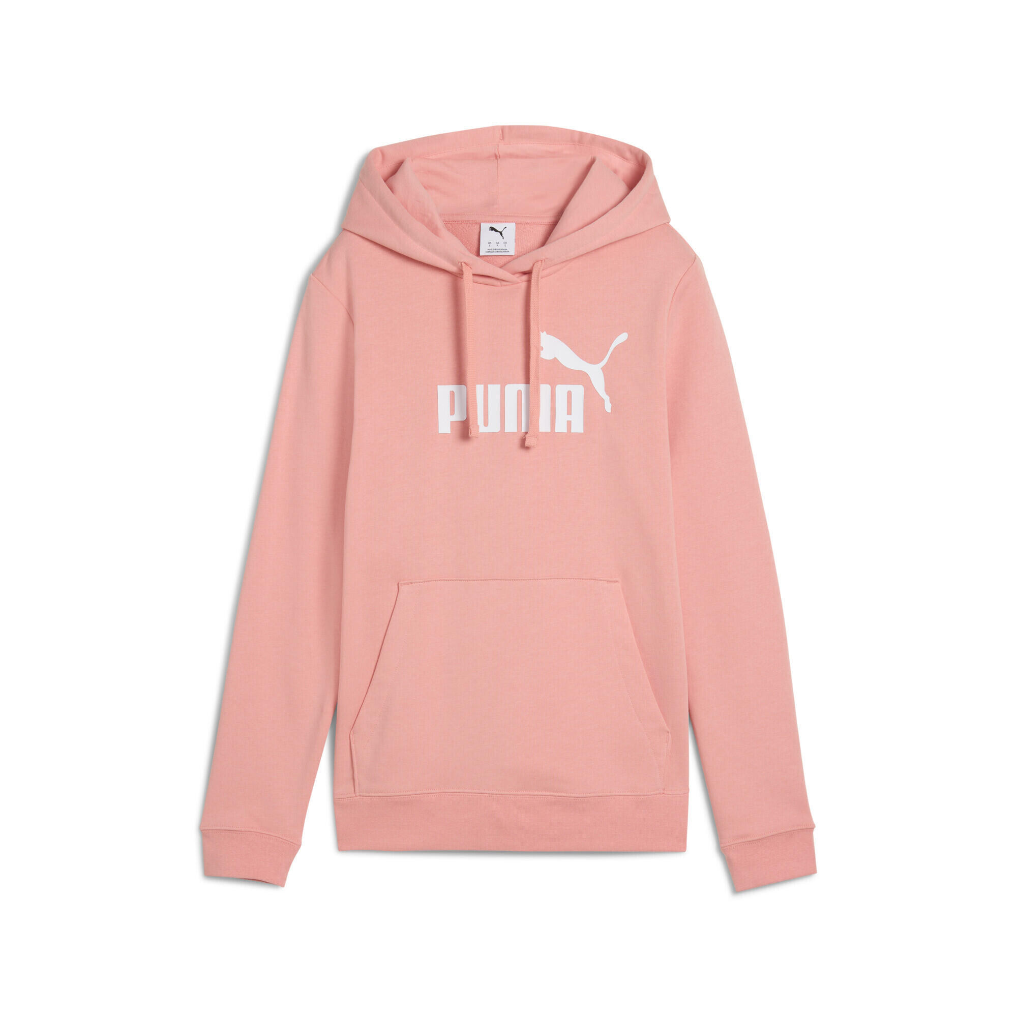 Damska bluza z kapturem z logo No.1 ESS PUMA Pink Fruit