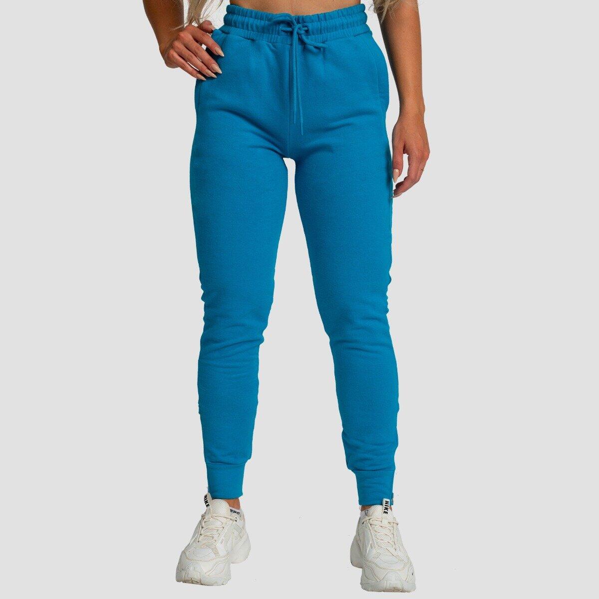 Joggery damskie fitness slim akwamarynowe Limitless