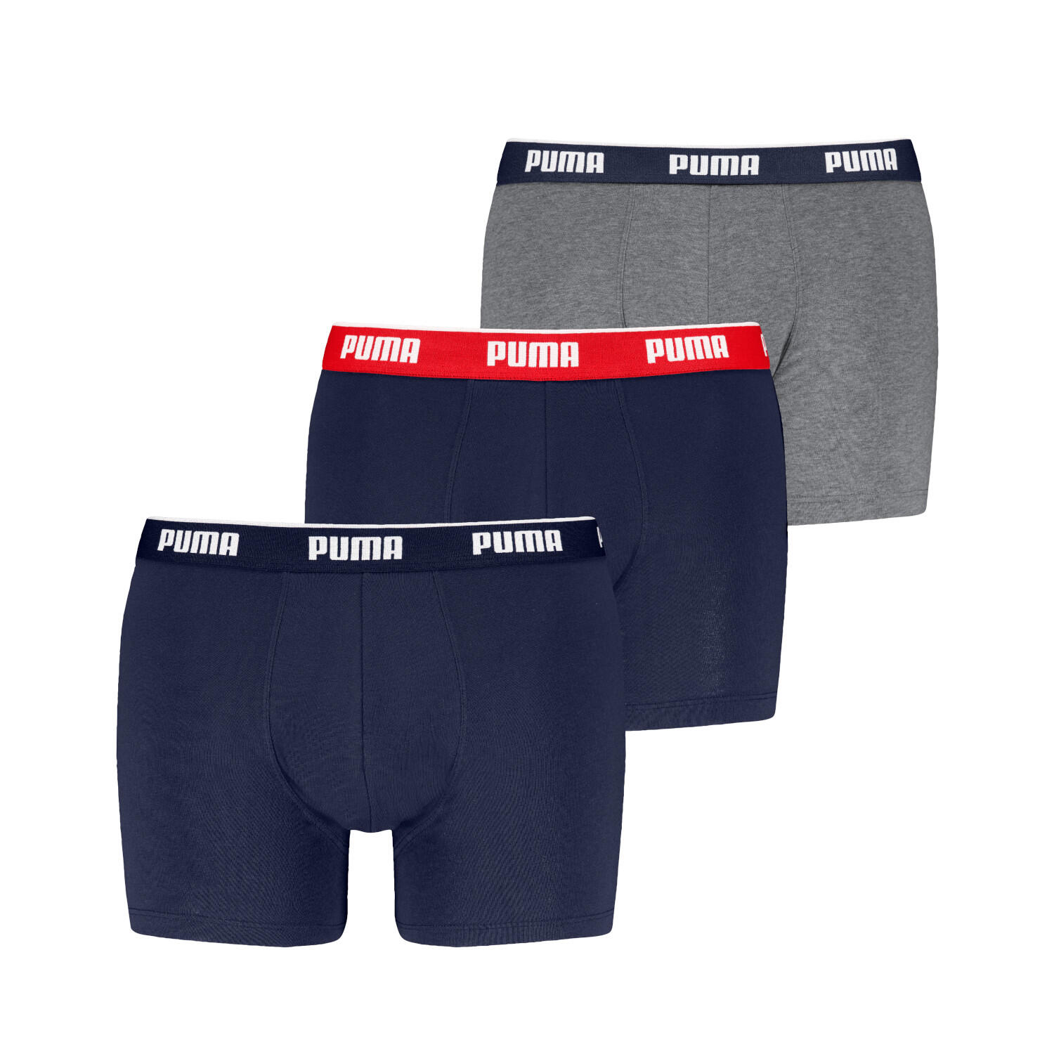 1579 Boxery męskie 3-pack - granatowy/szary