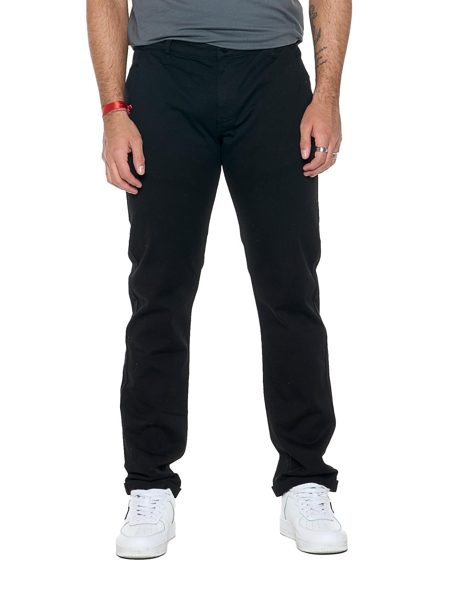 Leone 1947 Vintage Dept. Męskie spodnie chino z prostymi nogawkami z twillu
