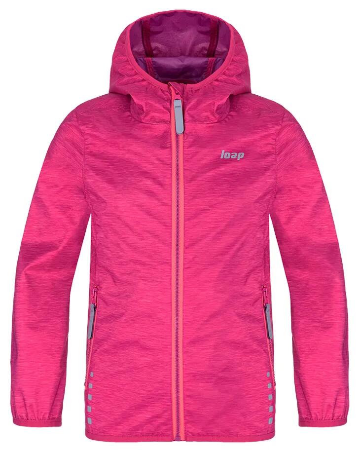 Dziecięca kurtka softshell Loap Lyparo różowa