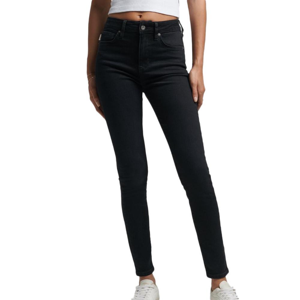 Damskie jeansy skinny z wysoką talią Superdry Vintage