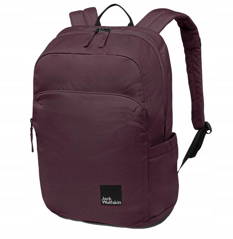 Plecak sportowy Jack Wolfskin Terraview szkolny turystyczny bordowy