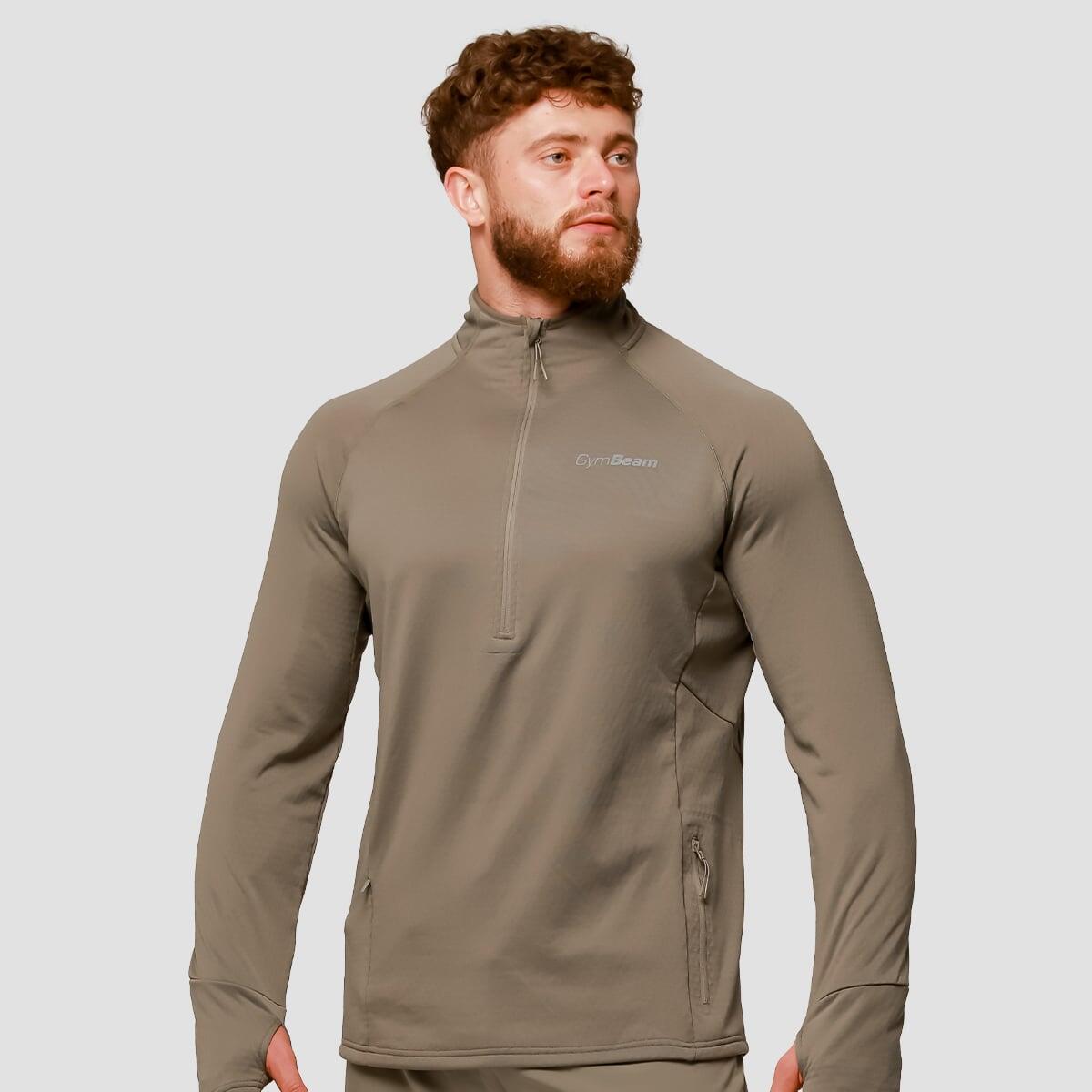 Bluza męska bieganie z zamkiem Pulse 1/2 Zip
