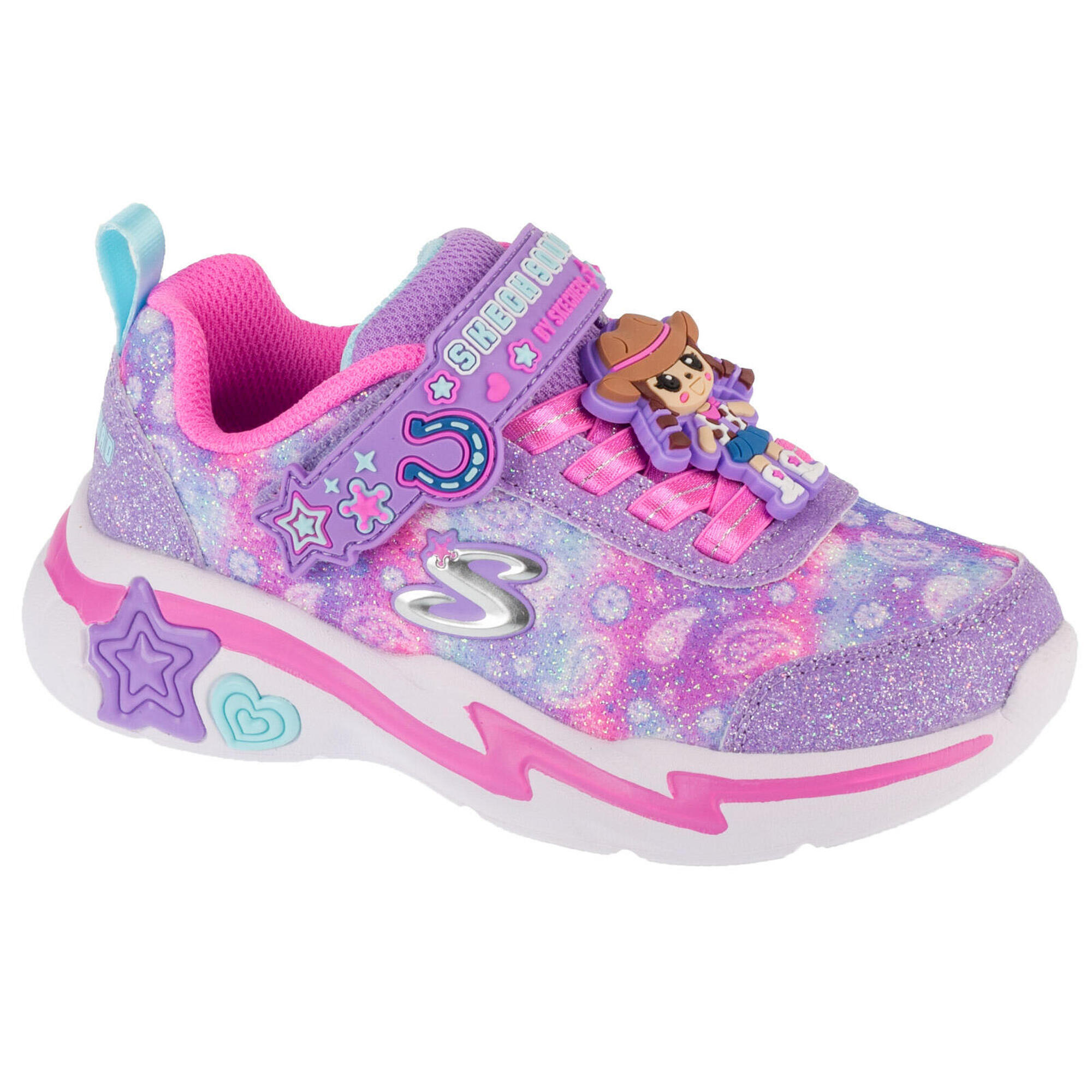 Buty sportowe Sneakersy dziewczęce Snuggle Sneaks - Skech Squad
