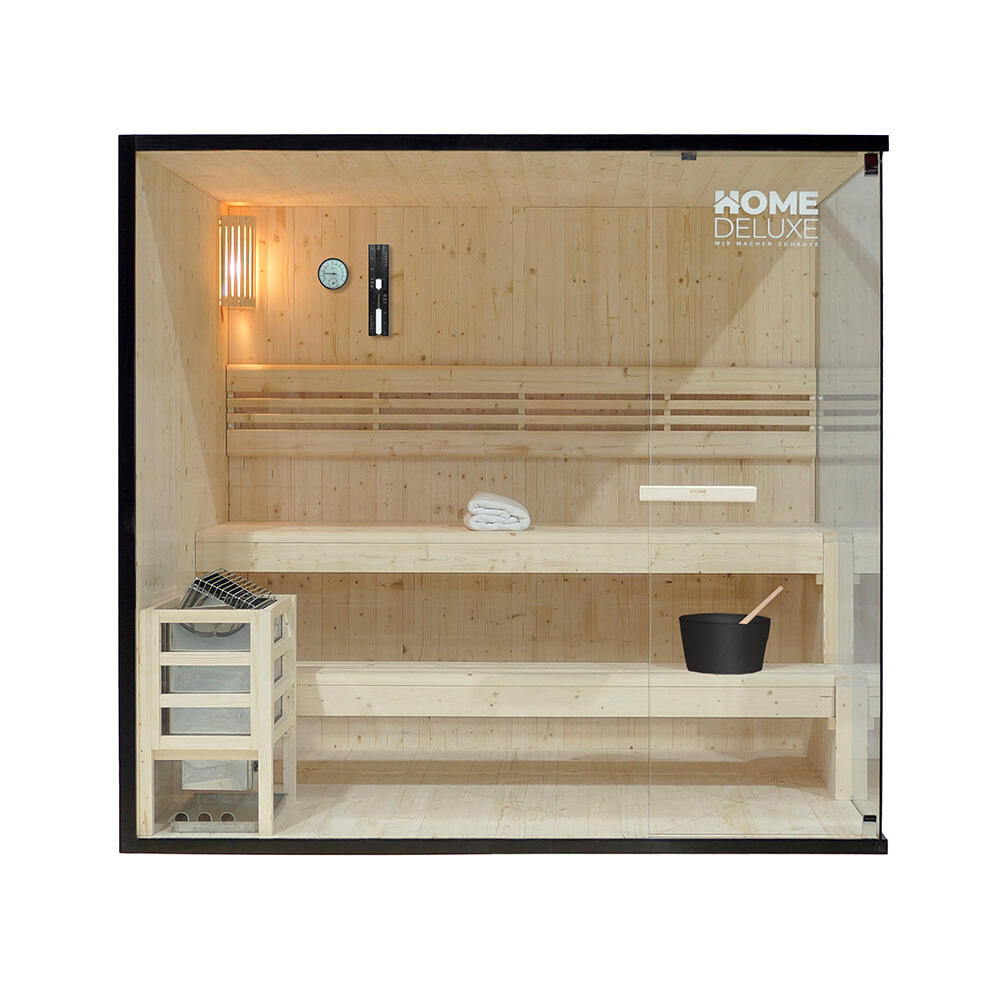 Tradycyjna sauna SHADOW XL - 200 x 150 cm dla 5 osób