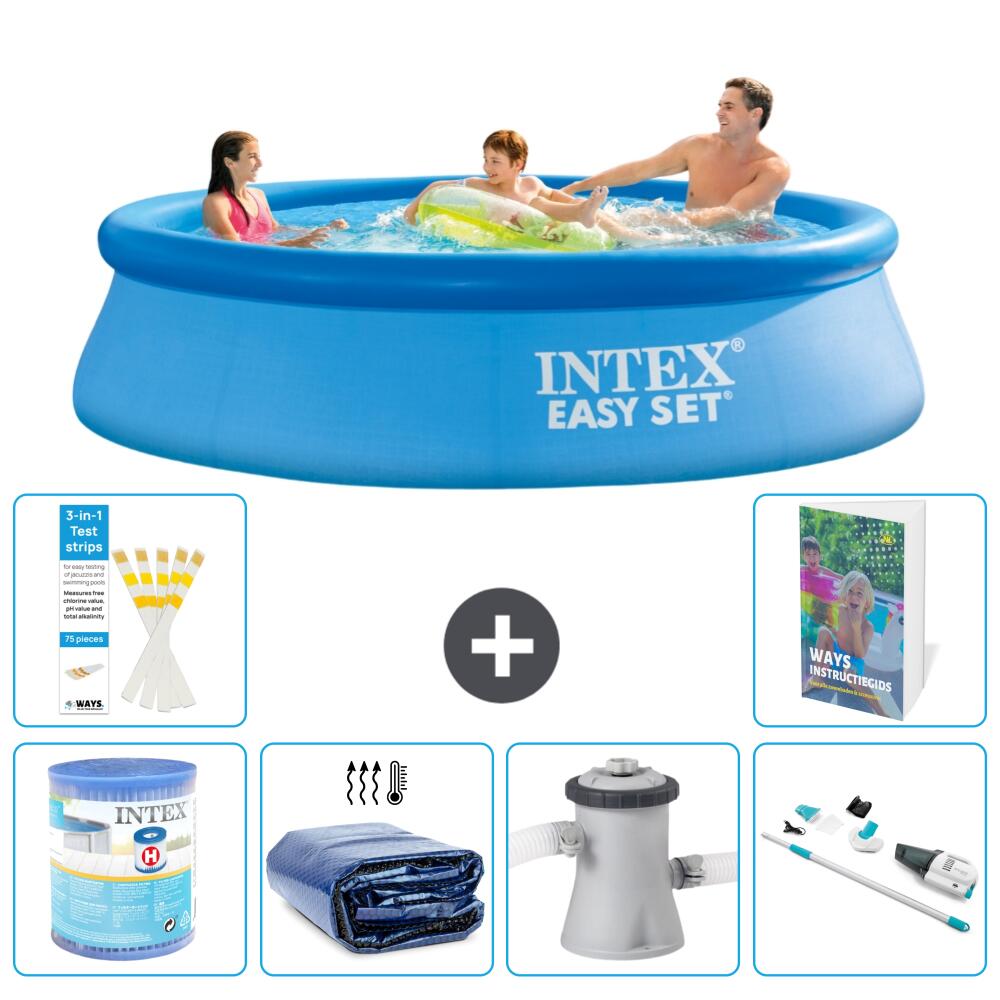 INTEX Basen Easy Set Okrągły - 305x76 cm - 7-częściowy S27