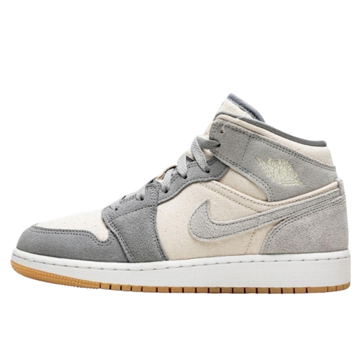 Air Jordan 1 Mid Coconut Milk Particle Grey