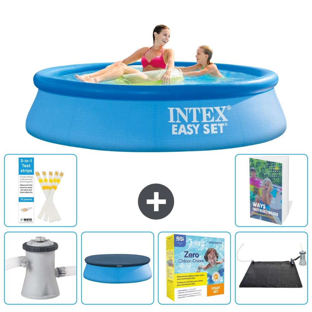 INTEX Basen Easy Set Okrągły - 244x61 cm - 7-częściowy S234