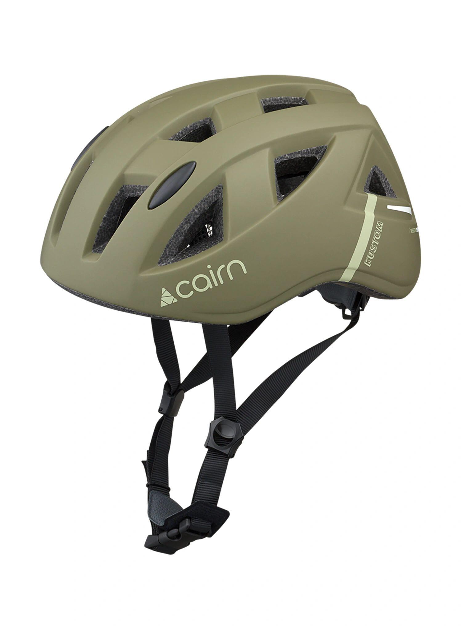 Kask rowerowy dla dzieci Cairn Kustom - mat olive