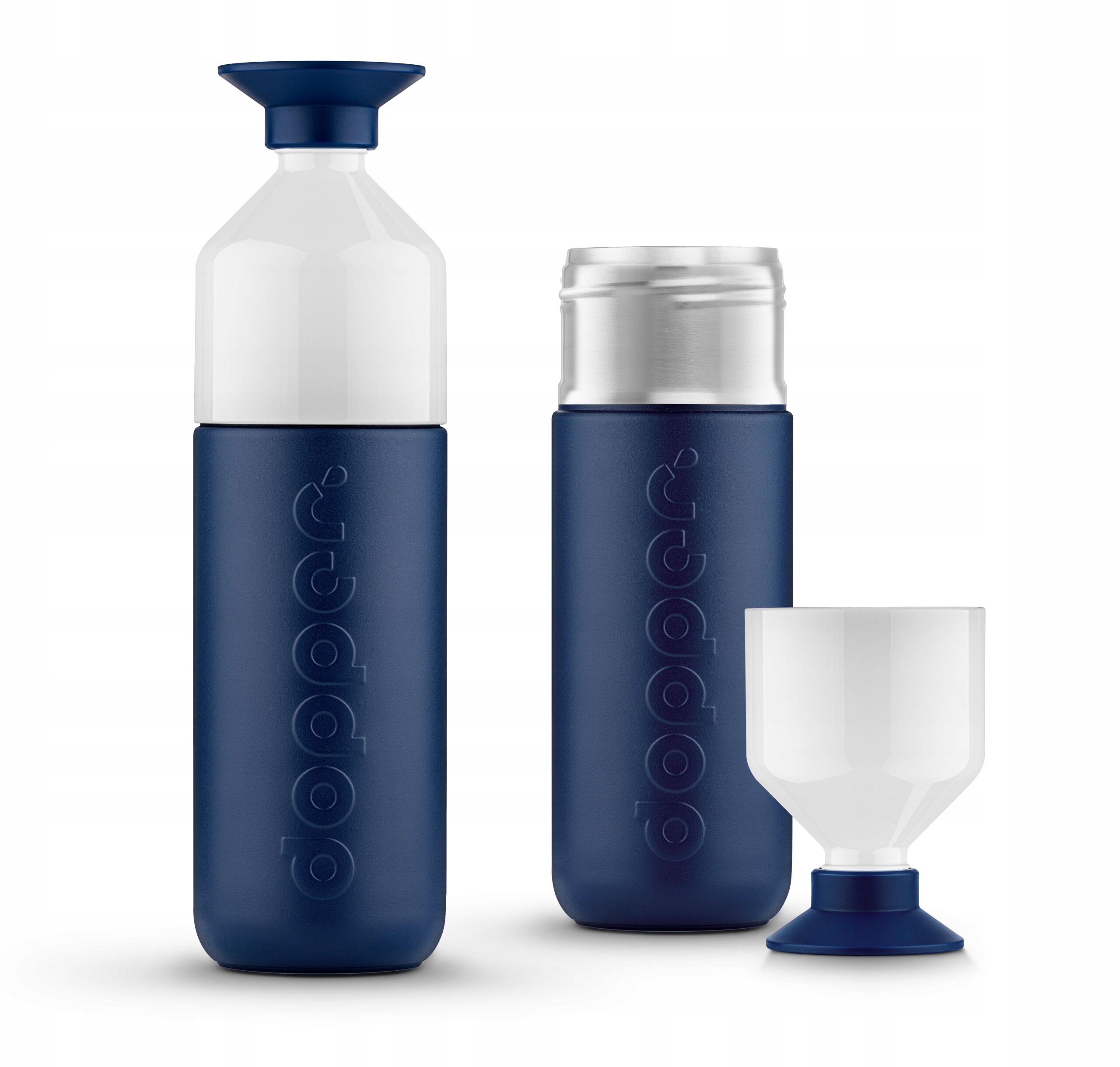 Butelka termiczna Dopper Braker Blue 1 L z kubkiem