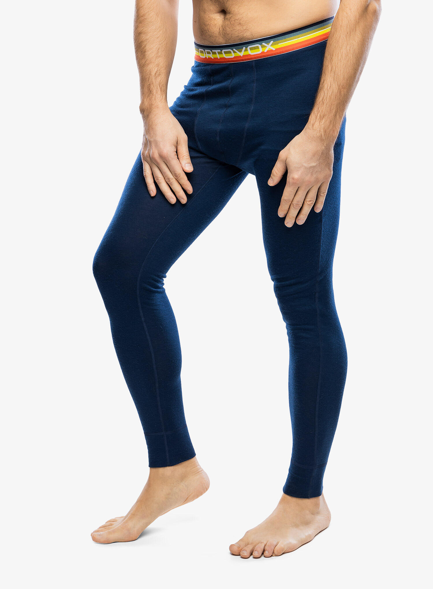 Legginsy termoaktywne męskie Ortovox 185 Rock N Wool Long Pants