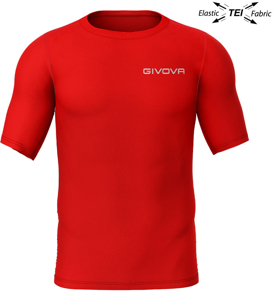 Męska koszulka sportowa Givova Corpus 2 czerwona 2xl